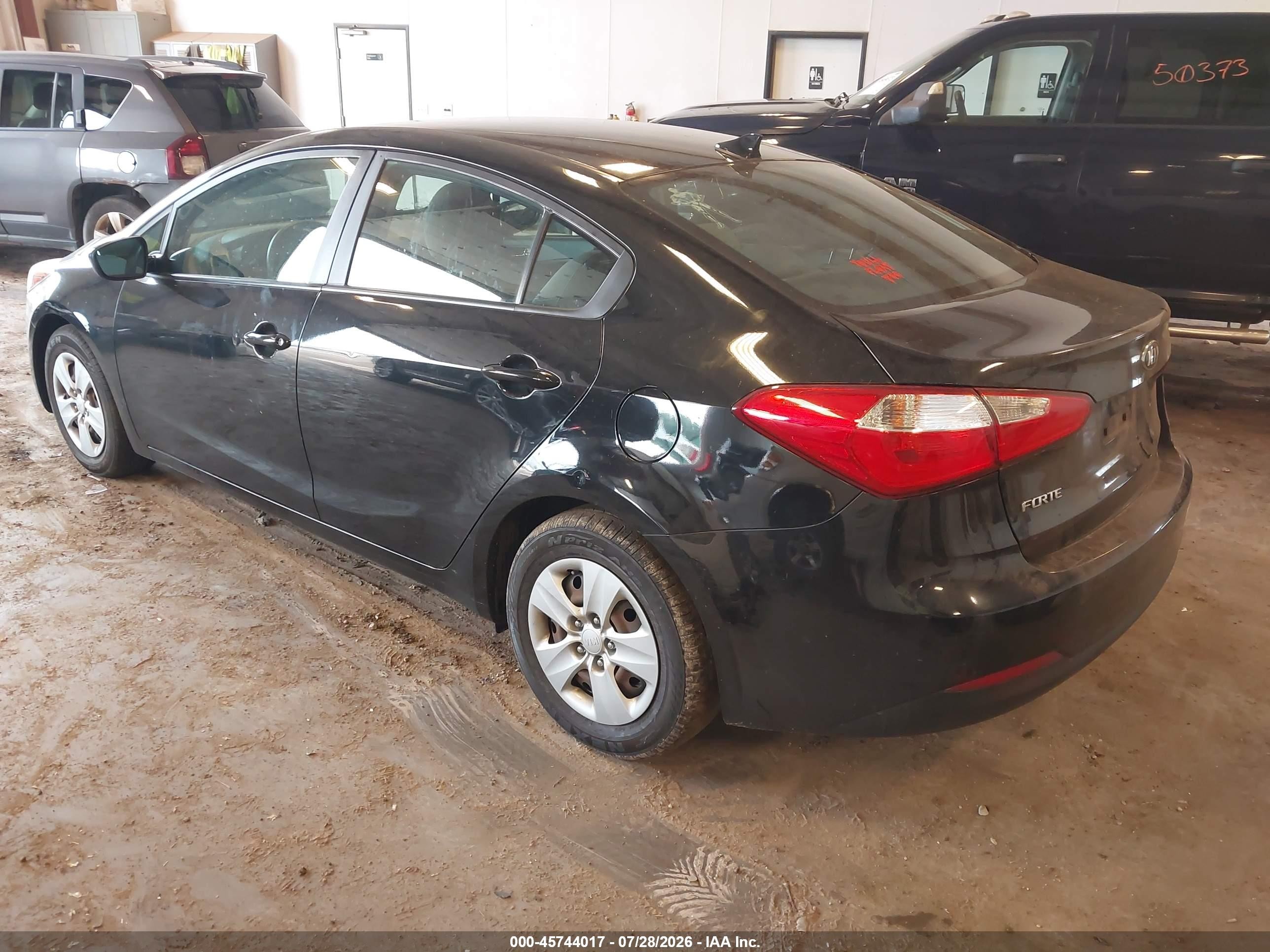 2015 Kia Forte Lx Black vin: KNAFK4A60F5436855