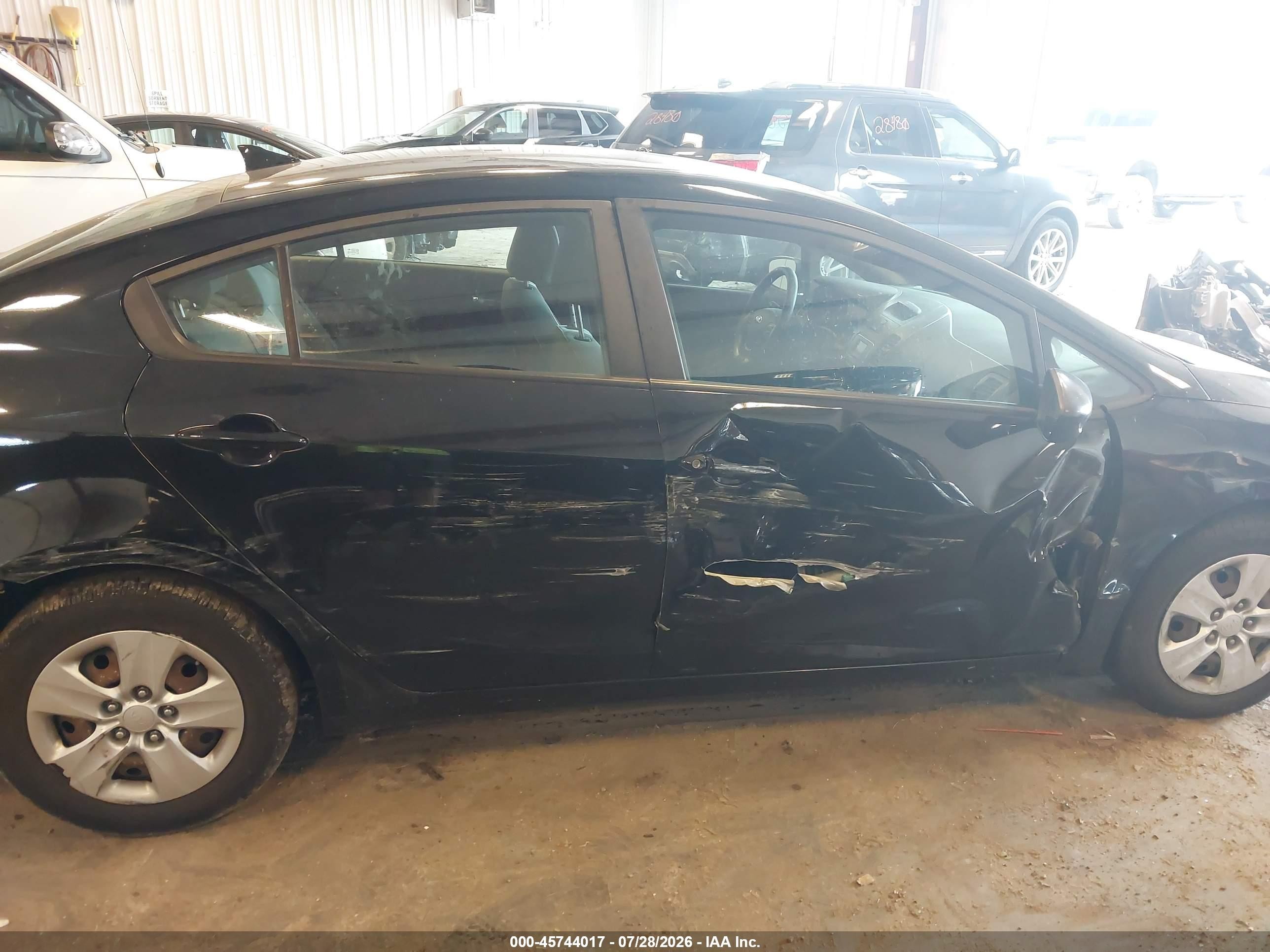 2015 Kia Forte Lx Black vin: KNAFK4A60F5436855