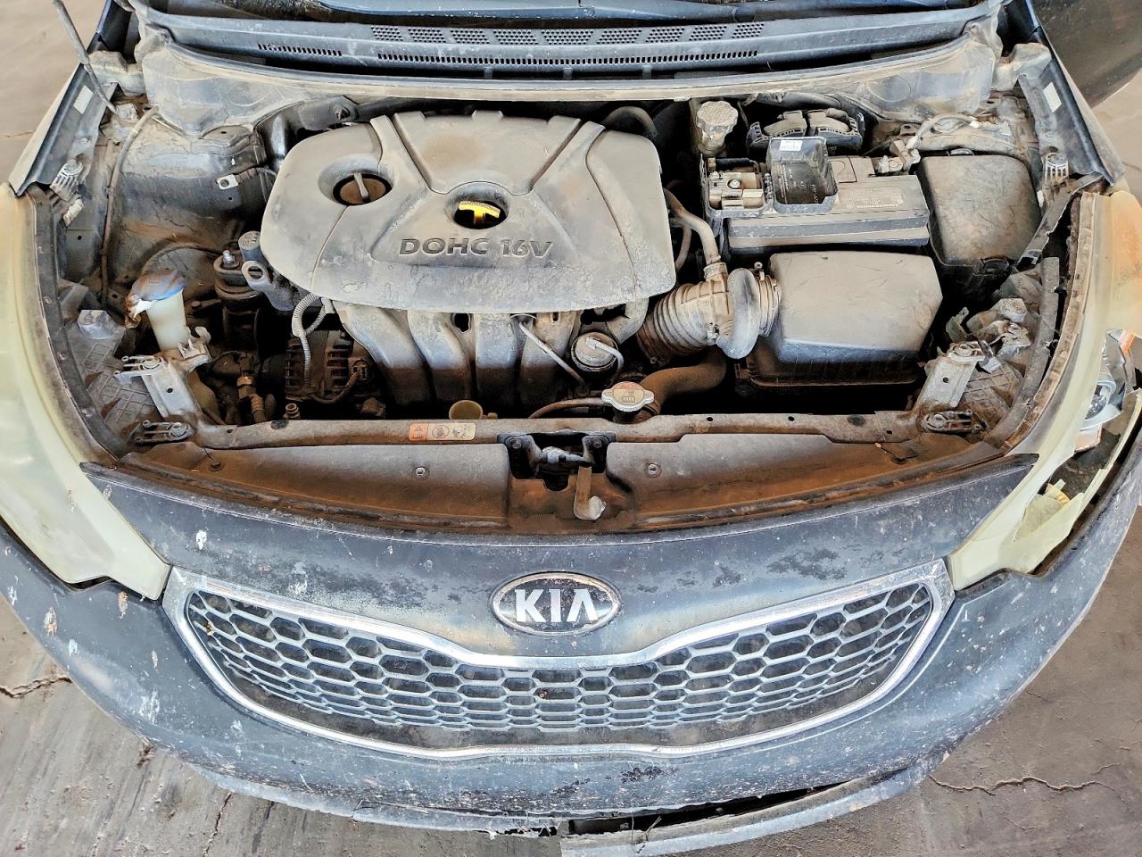 2016 Kia Forte Lx Black vin: KNAFK4A60G5544913
