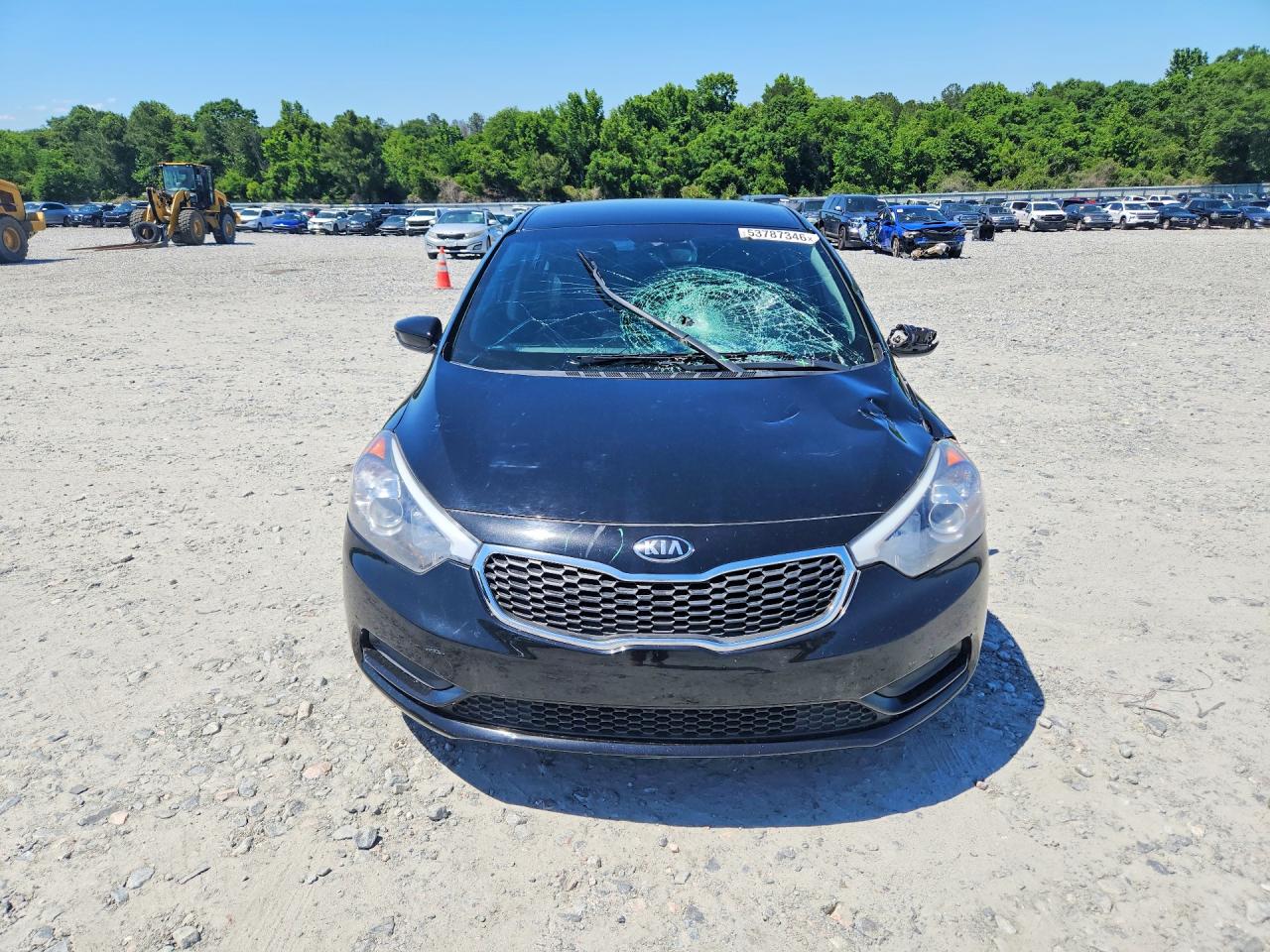 2016 Kia Forte Lx Black vin: KNAFK4A60G5601157