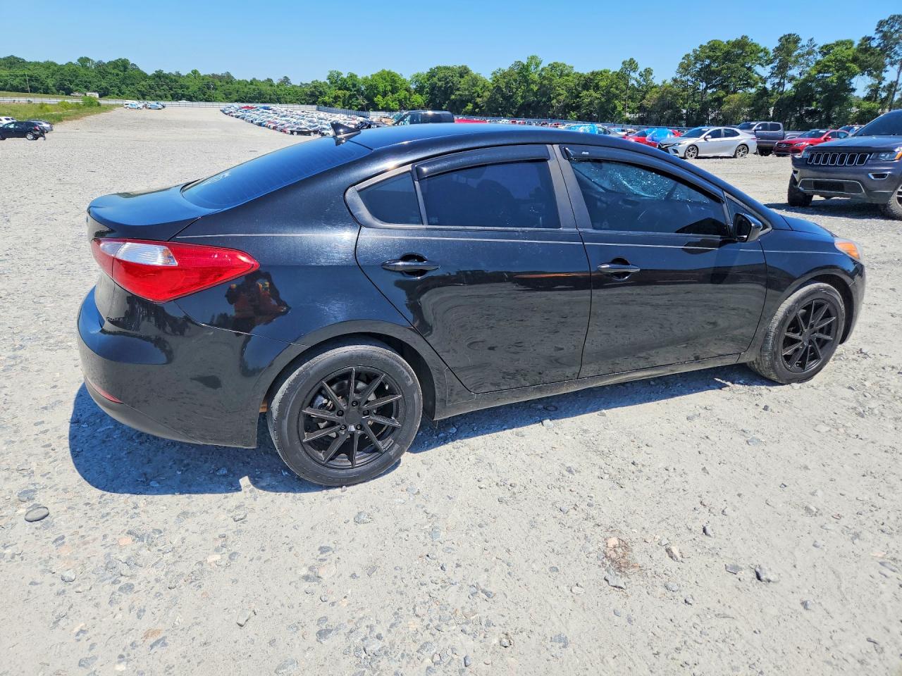 2016 Kia Forte Lx Black vin: KNAFK4A60G5601157