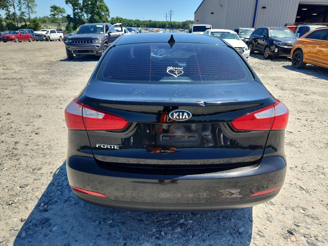 2016 Kia Forte Lx Black vin: KNAFK4A60G5601157