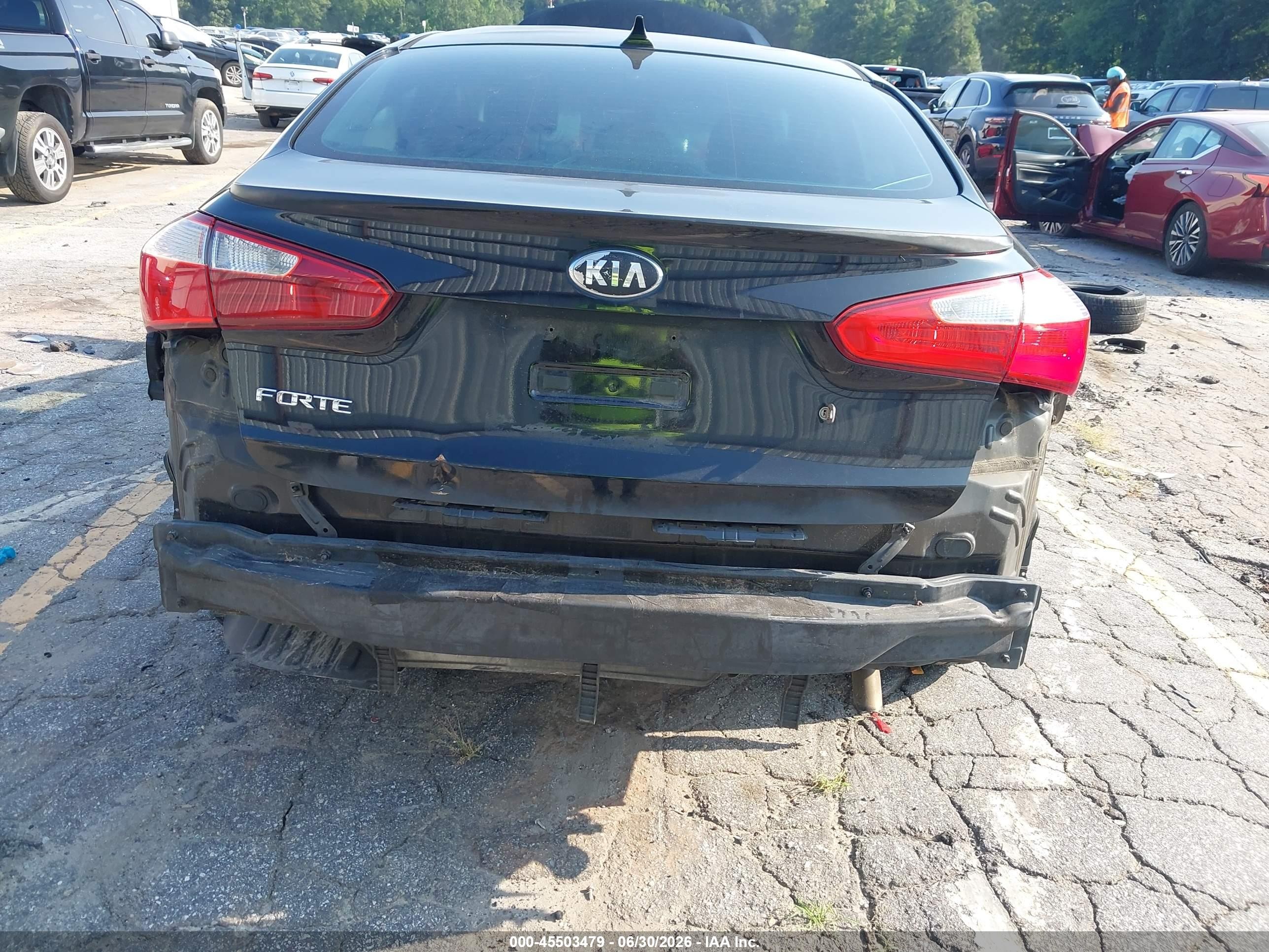 2014 Kia Forte Lx Black vin: KNAFK4A61E5120850