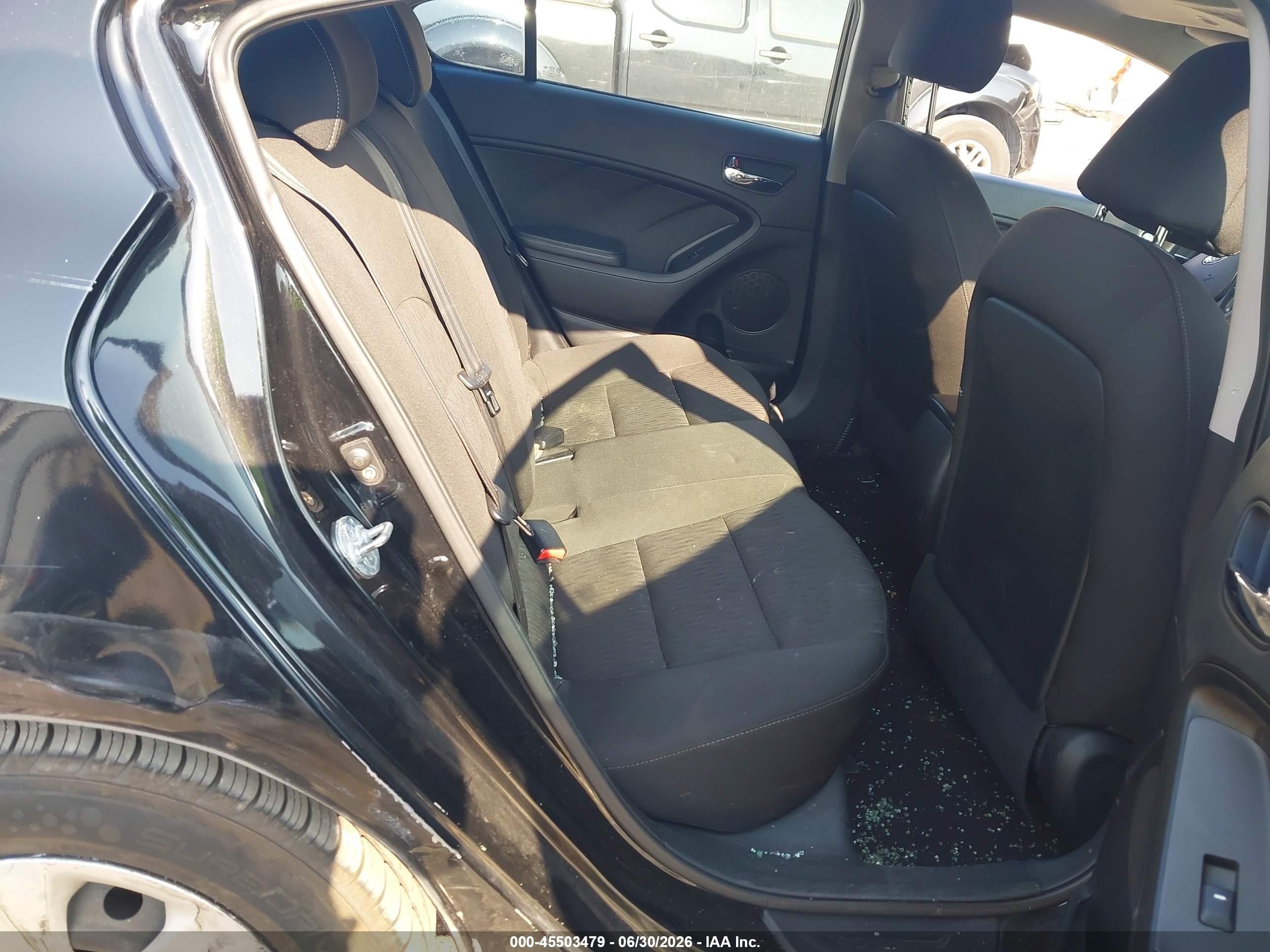2014 Kia Forte Lx Black vin: KNAFK4A61E5120850