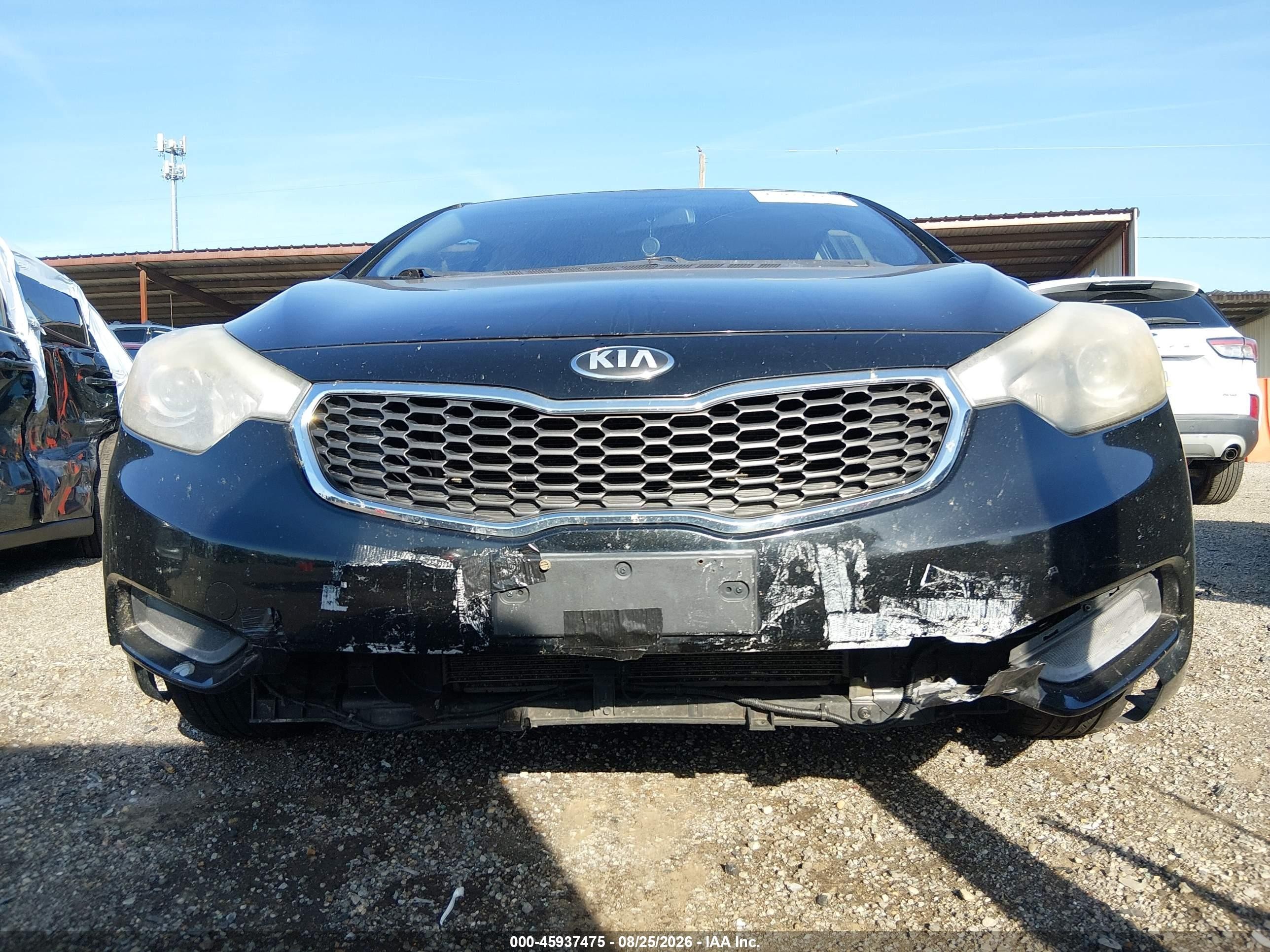 2015 Kia Forte Lx Black vin: KNAFK4A61F5260866