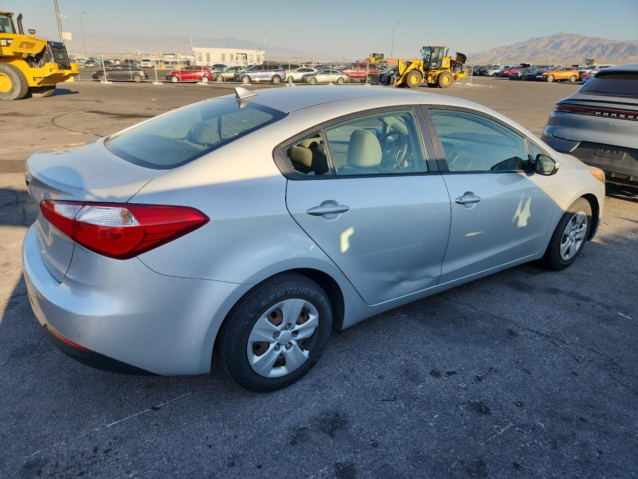 2015 Kia Forte Lx Silver vin: KNAFK4A61F5375855