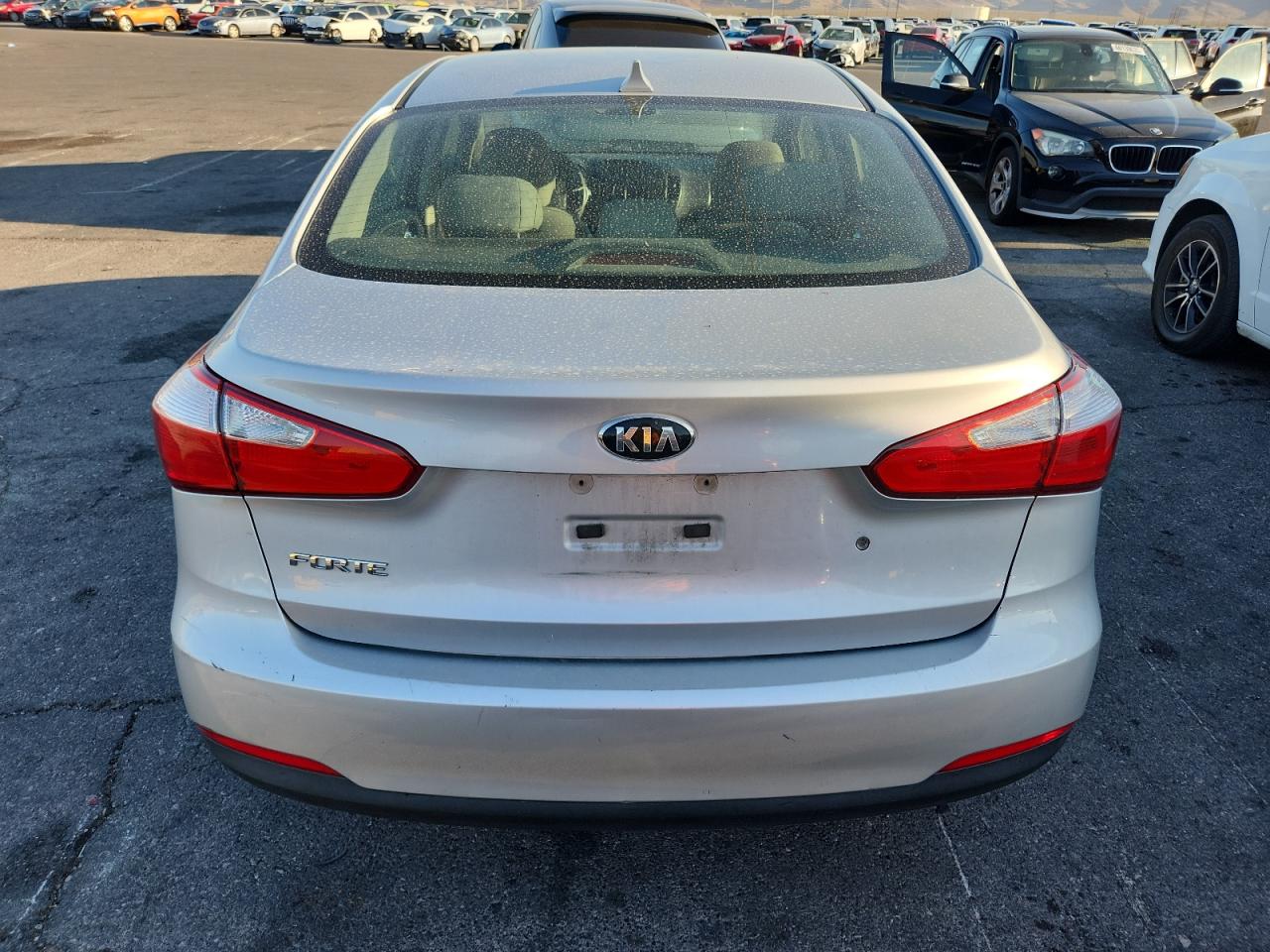 2015 Kia Forte Lx Silver vin: KNAFK4A61F5375855