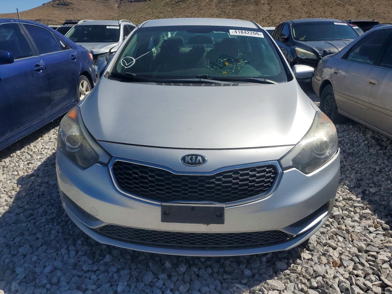 2015 Kia Forte Lx Silver vin: KNAFK4A61F5375855