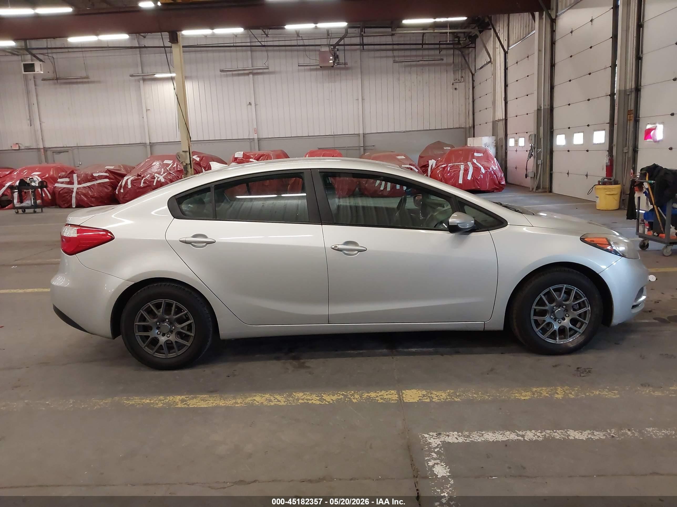 2015 Kia Forte Lx Silver vin: KNAFK4A61F5393336
