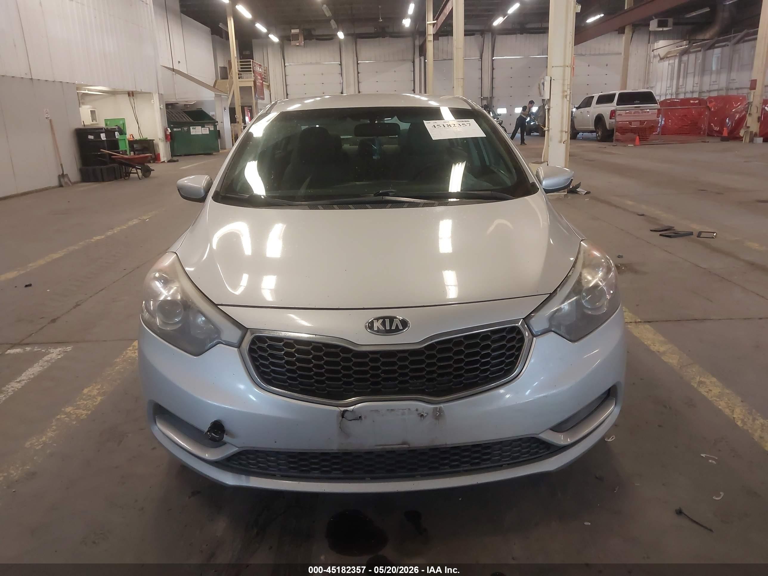 2015 Kia Forte Lx Silver vin: KNAFK4A61F5393336