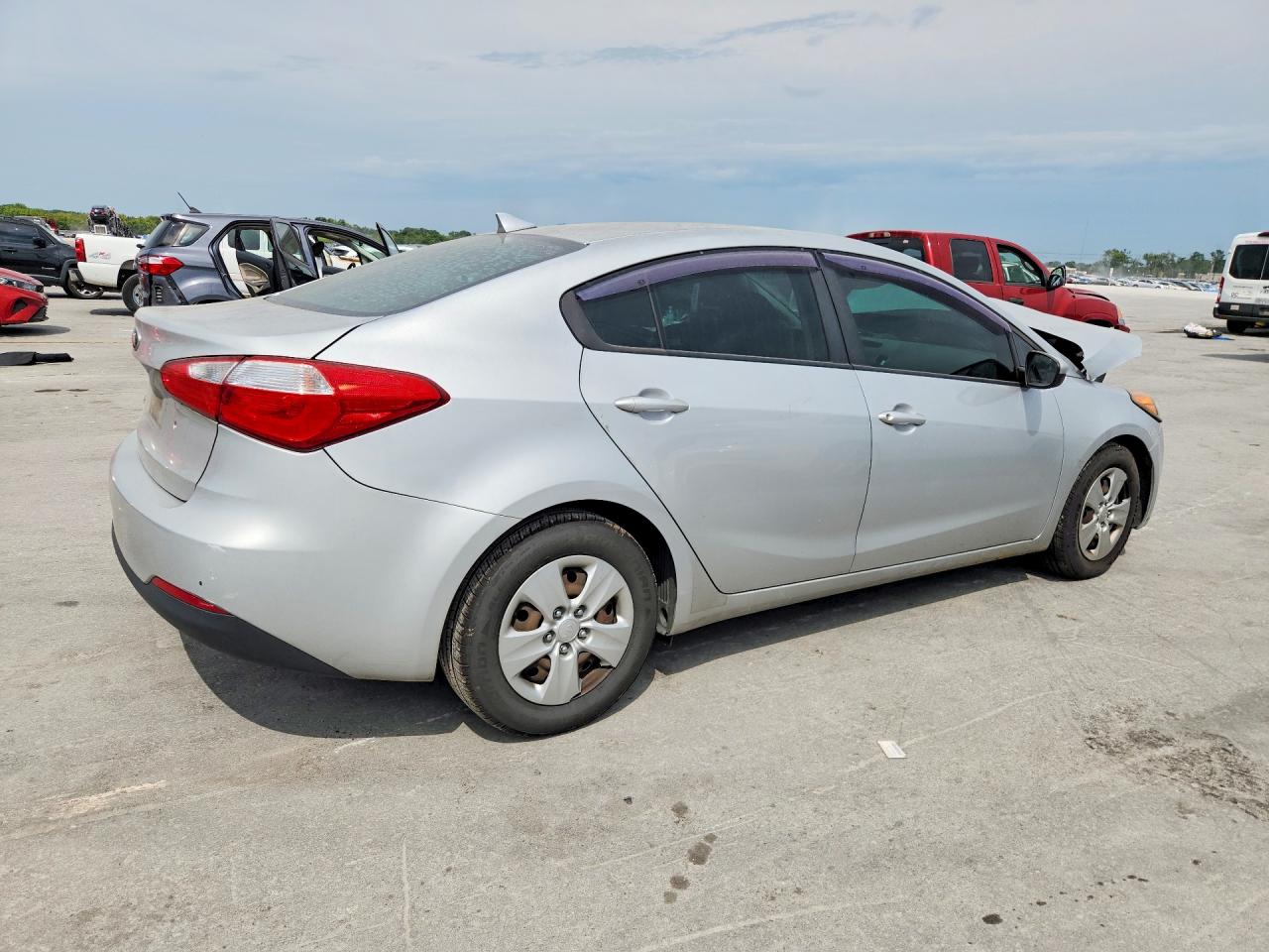 2015 Kia Forte Lx Silver vin: KNAFK4A61F5405002