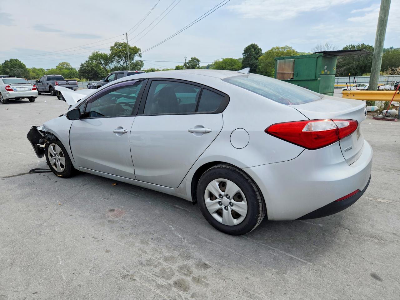 2015 Kia Forte Lx Silver vin: KNAFK4A61F5405002