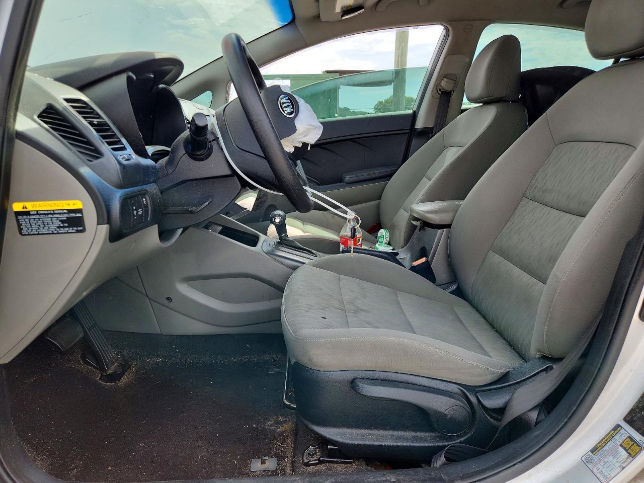 2015 Kia Forte Lx Silver vin: KNAFK4A61F5405002