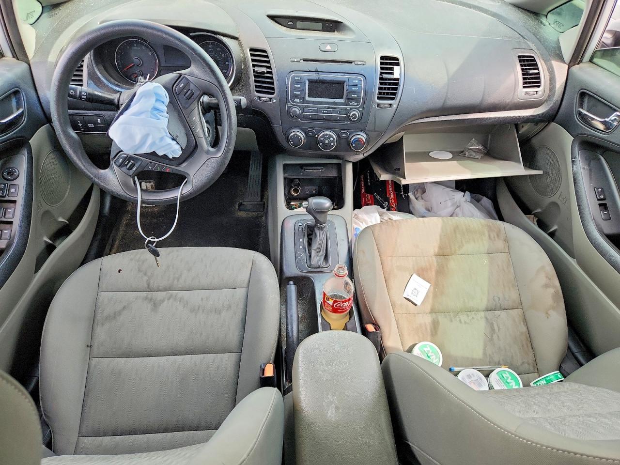 2015 Kia Forte Lx Silver vin: KNAFK4A61F5405002