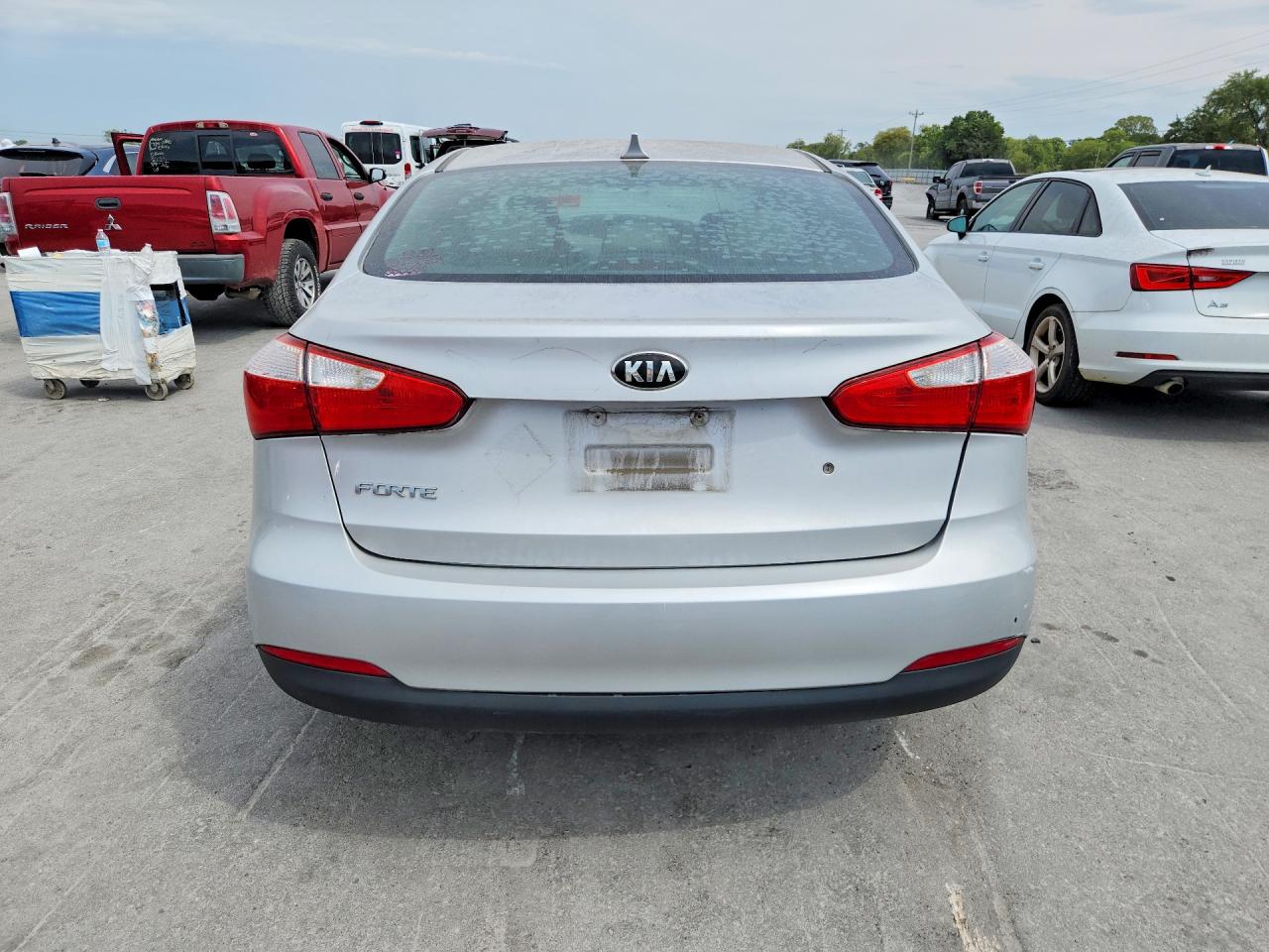 2015 Kia Forte Lx Silver vin: KNAFK4A61F5405002