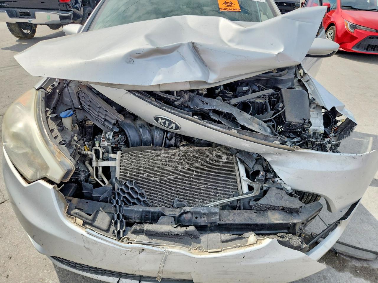 2015 Kia Forte Lx Silver vin: KNAFK4A61F5405002