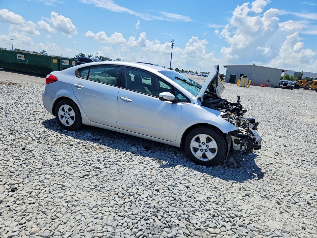 2015 Kia Forte Lx Silver vin: KNAFK4A61F5420339