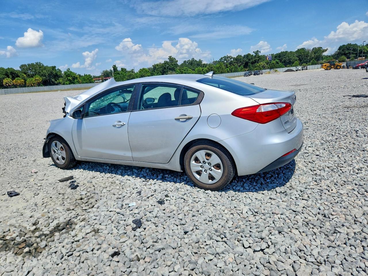 2015 Kia Forte Lx Silver vin: KNAFK4A61F5420339