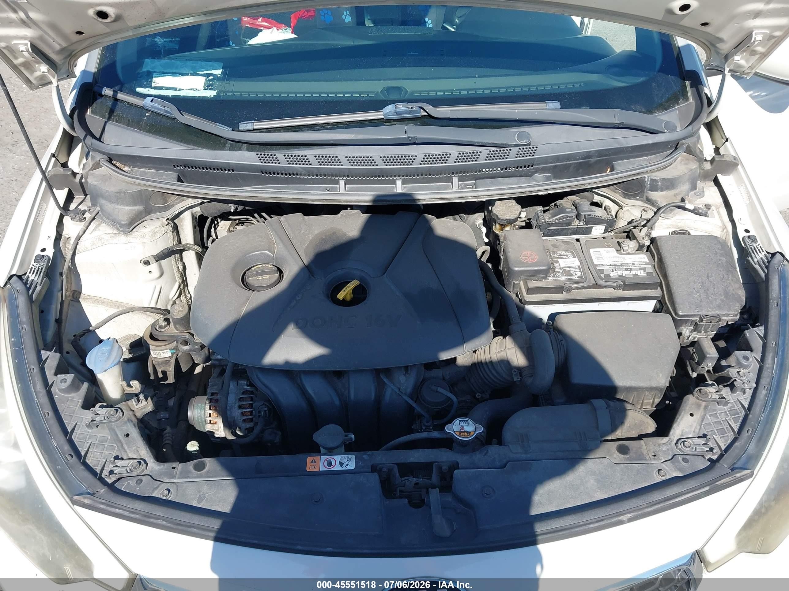 2015 Kia Forte Lx Белый vin: KNAFK4A61F5421068