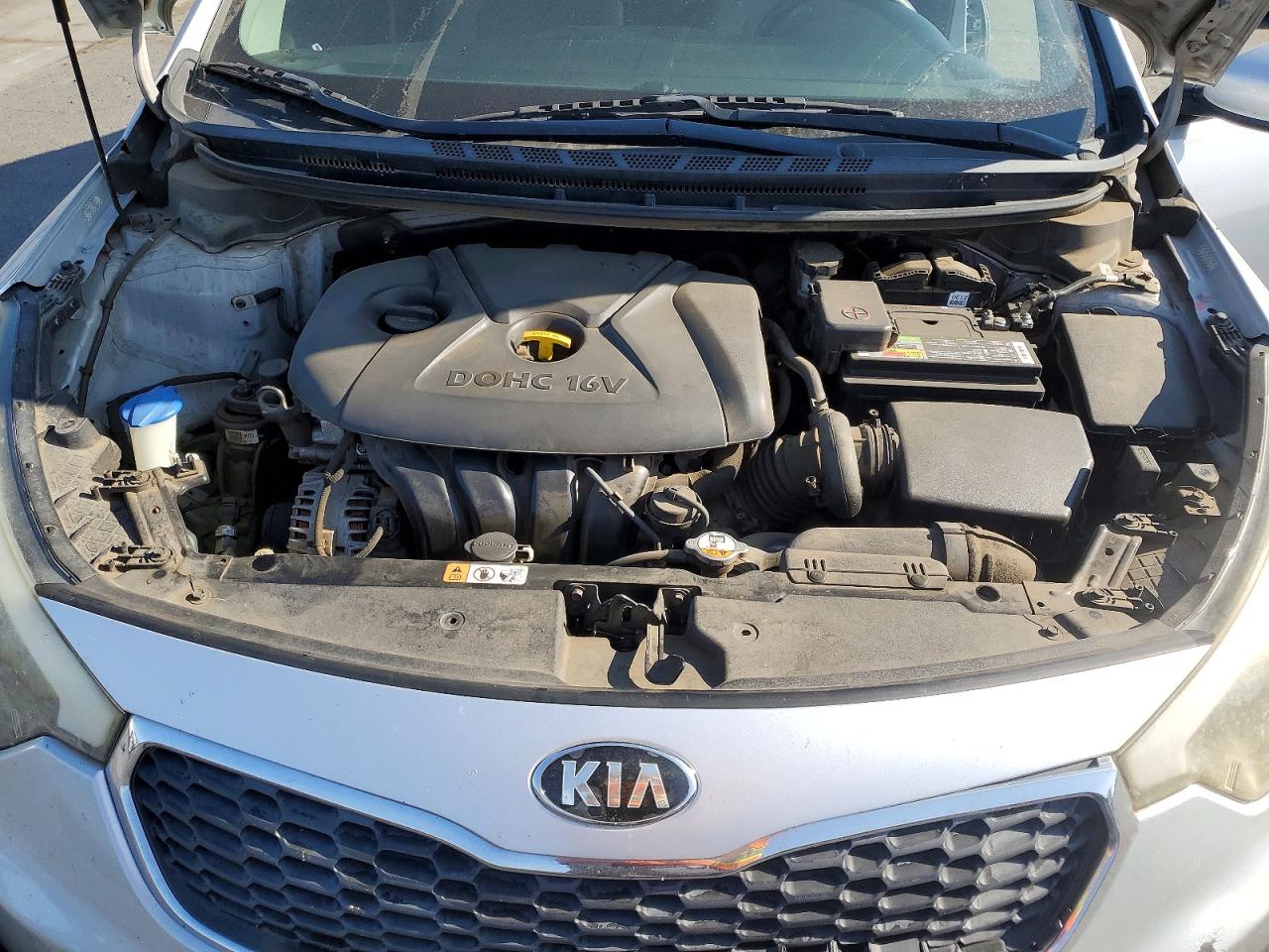 2015 Kia Forte Lx Silver vin: KNAFK4A61F5426142