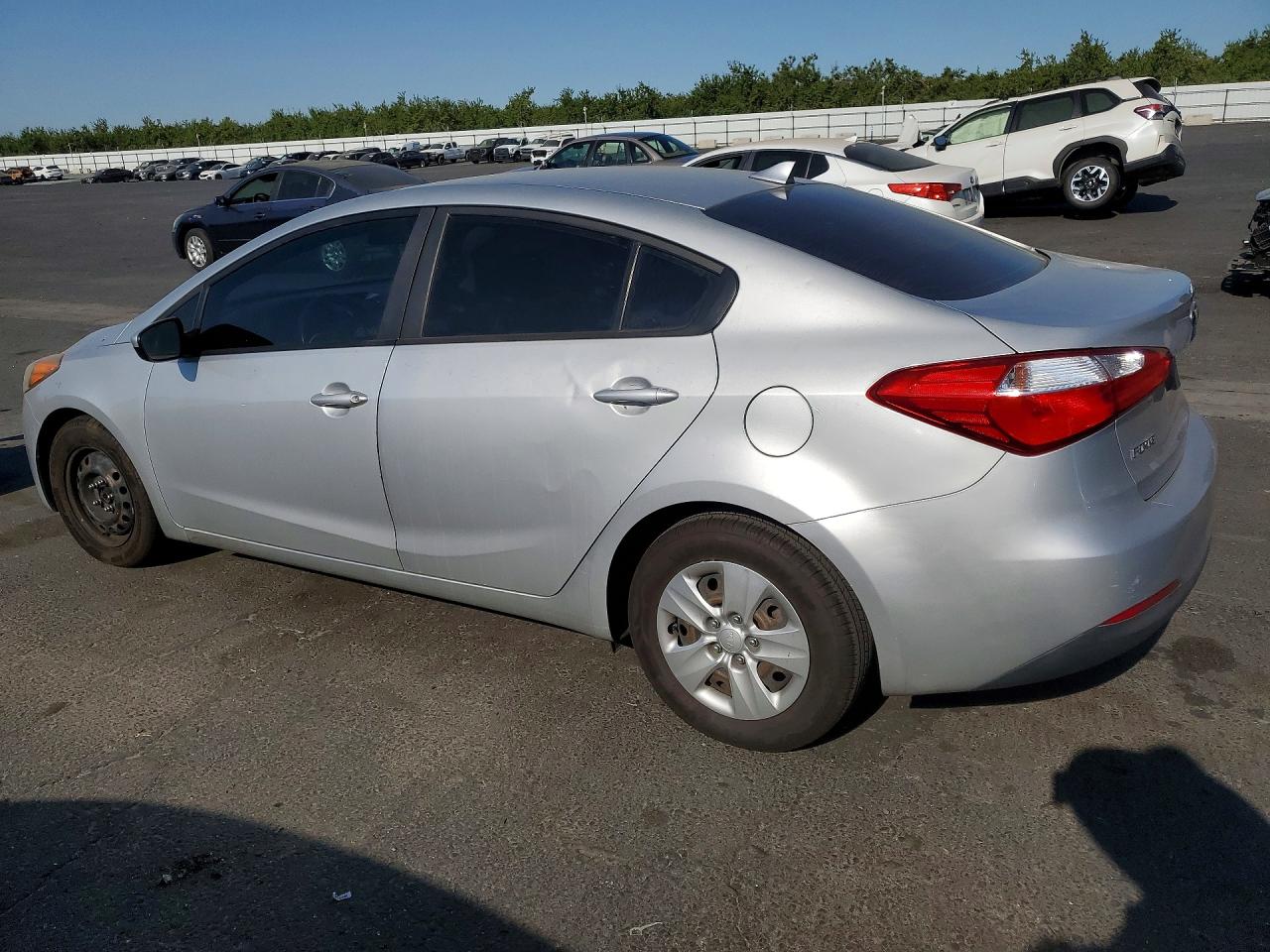 2015 Kia Forte Lx Silver vin: KNAFK4A61F5426142
