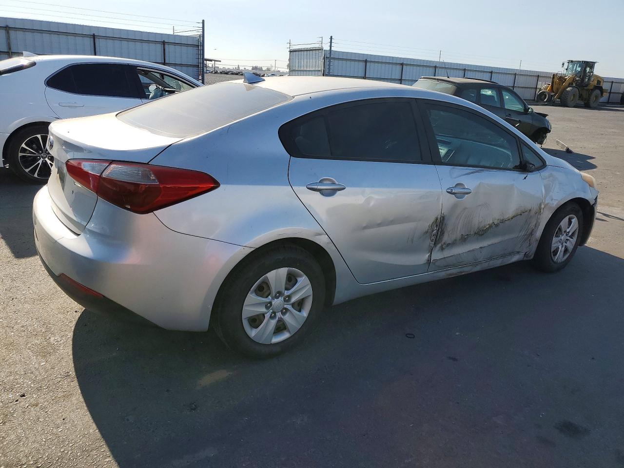 2015 Kia Forte Lx Silver vin: KNAFK4A61F5426142
