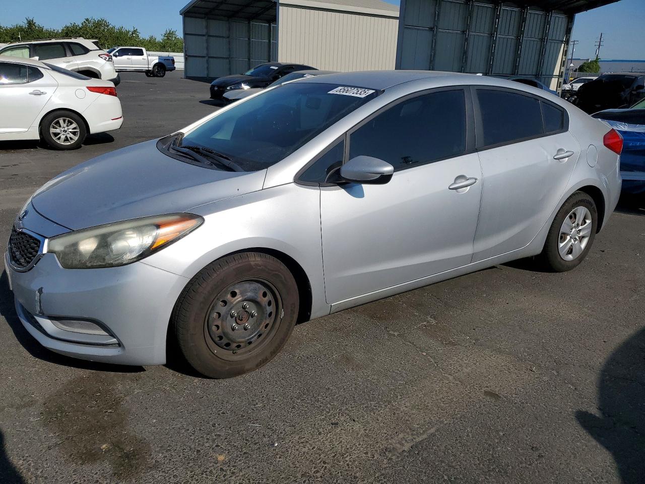 2015 Kia Forte Lx Silver vin: KNAFK4A61F5426142