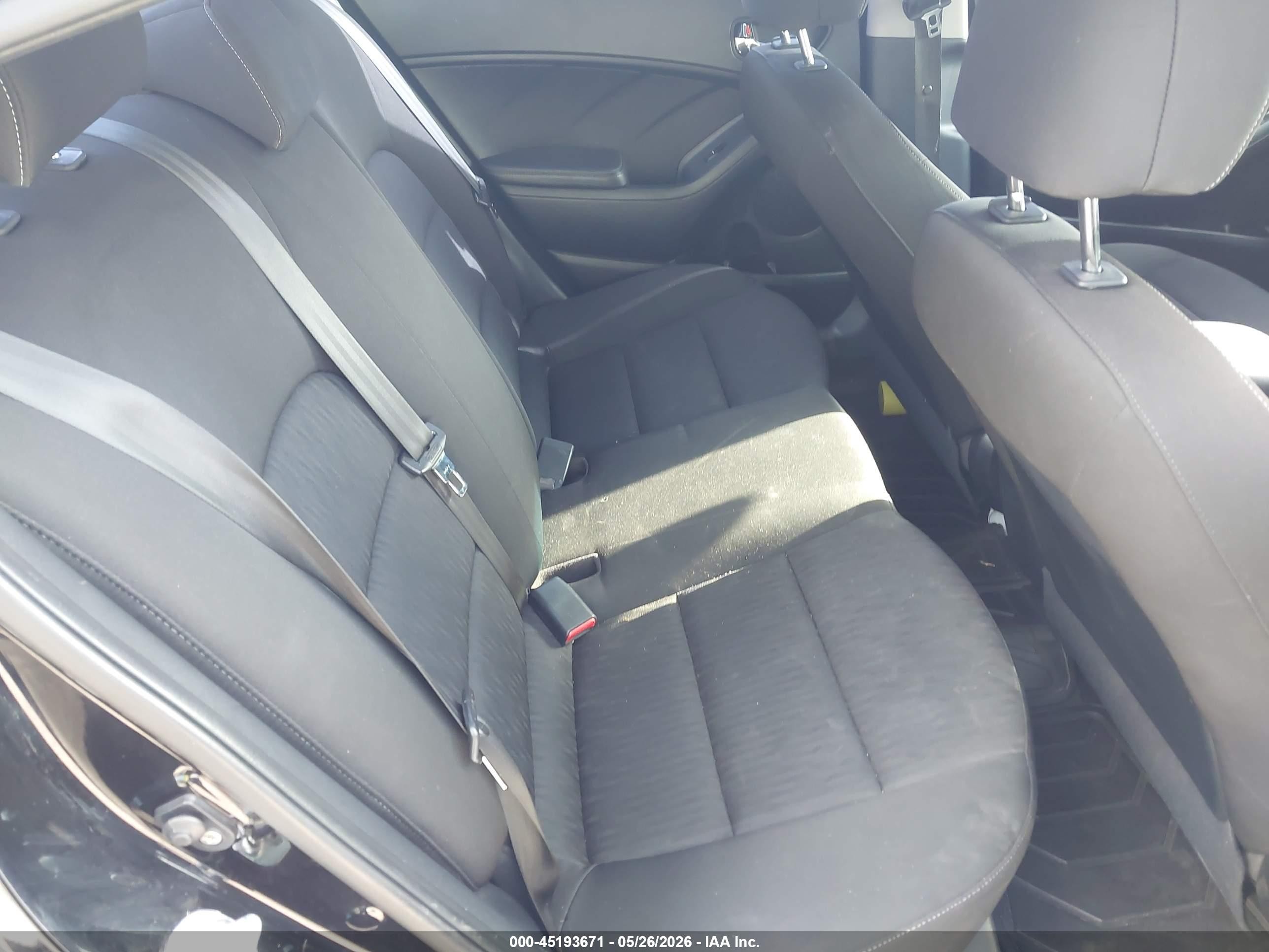 2016 Kia Forte Lx Black vin: KNAFK4A61G5565219