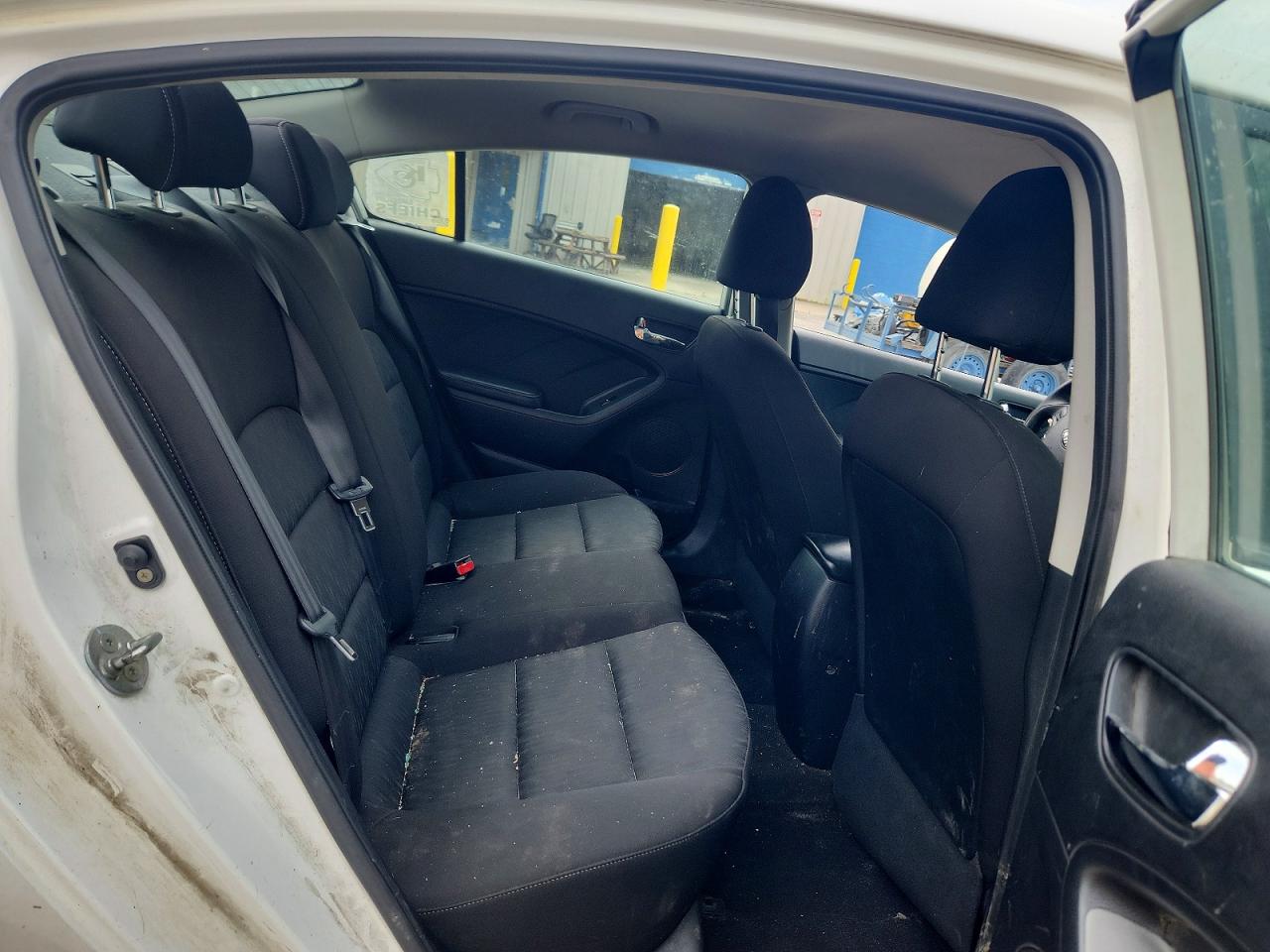2014 Kia Forte Lx White vin: KNAFK4A62E5056351
