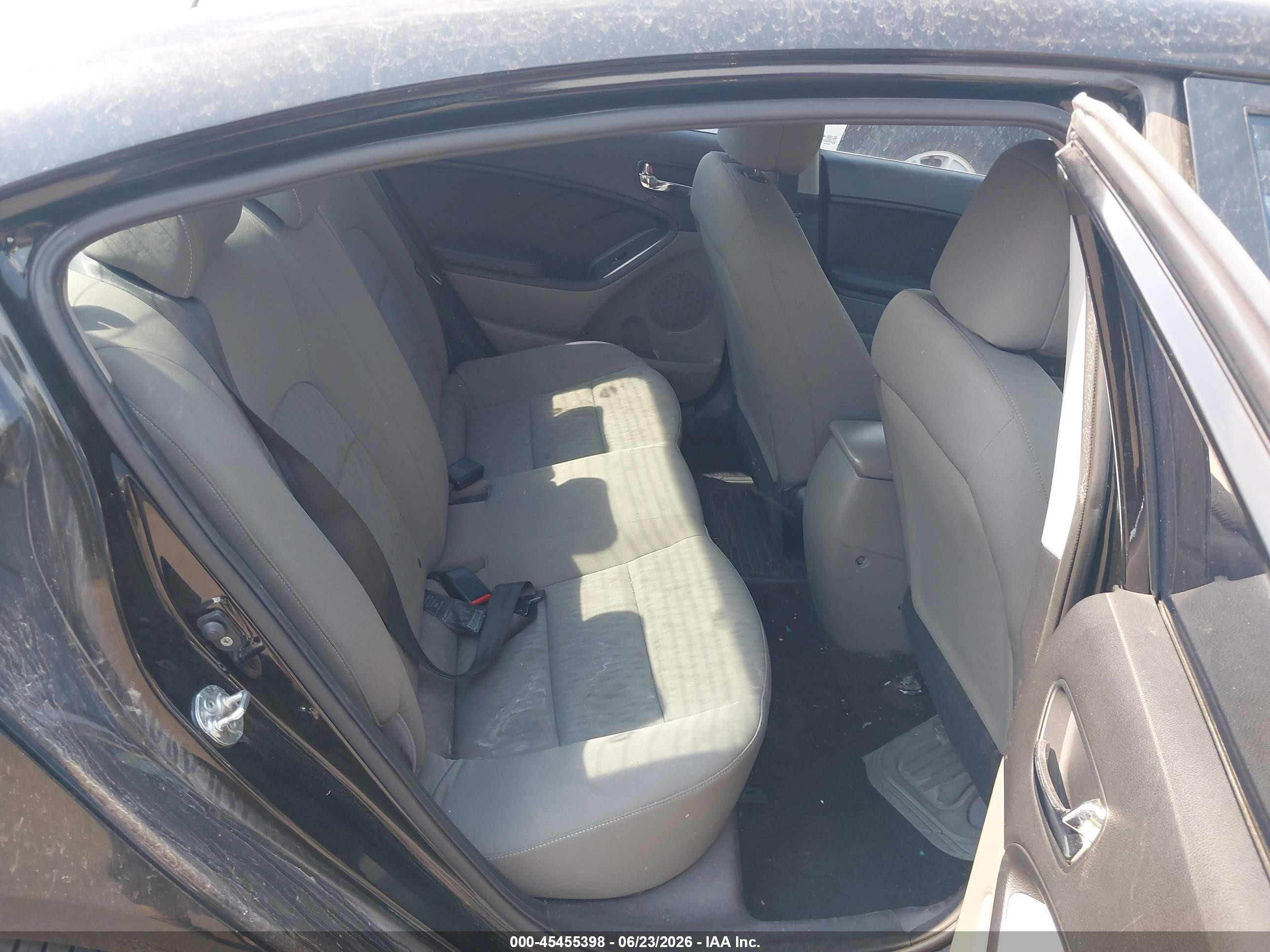 2014 Kia Forte Lx Black vin: KNAFK4A62E5132134