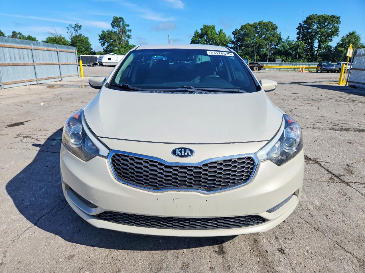 2014 Kia Forte Lx Белый vin: KNAFK4A62E5140282
