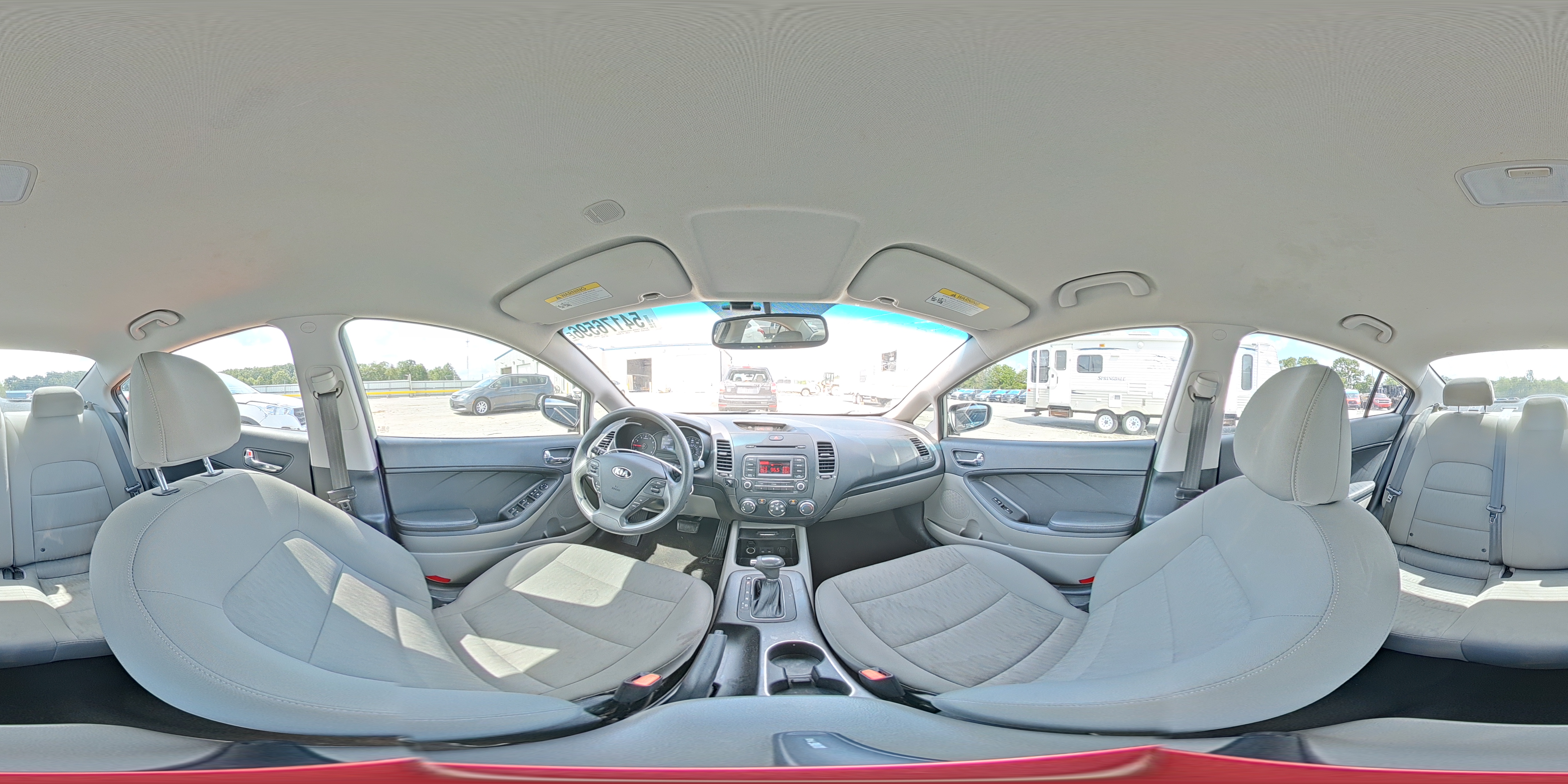 2014 Kia Forte Lx Белый vin: KNAFK4A62E5140282