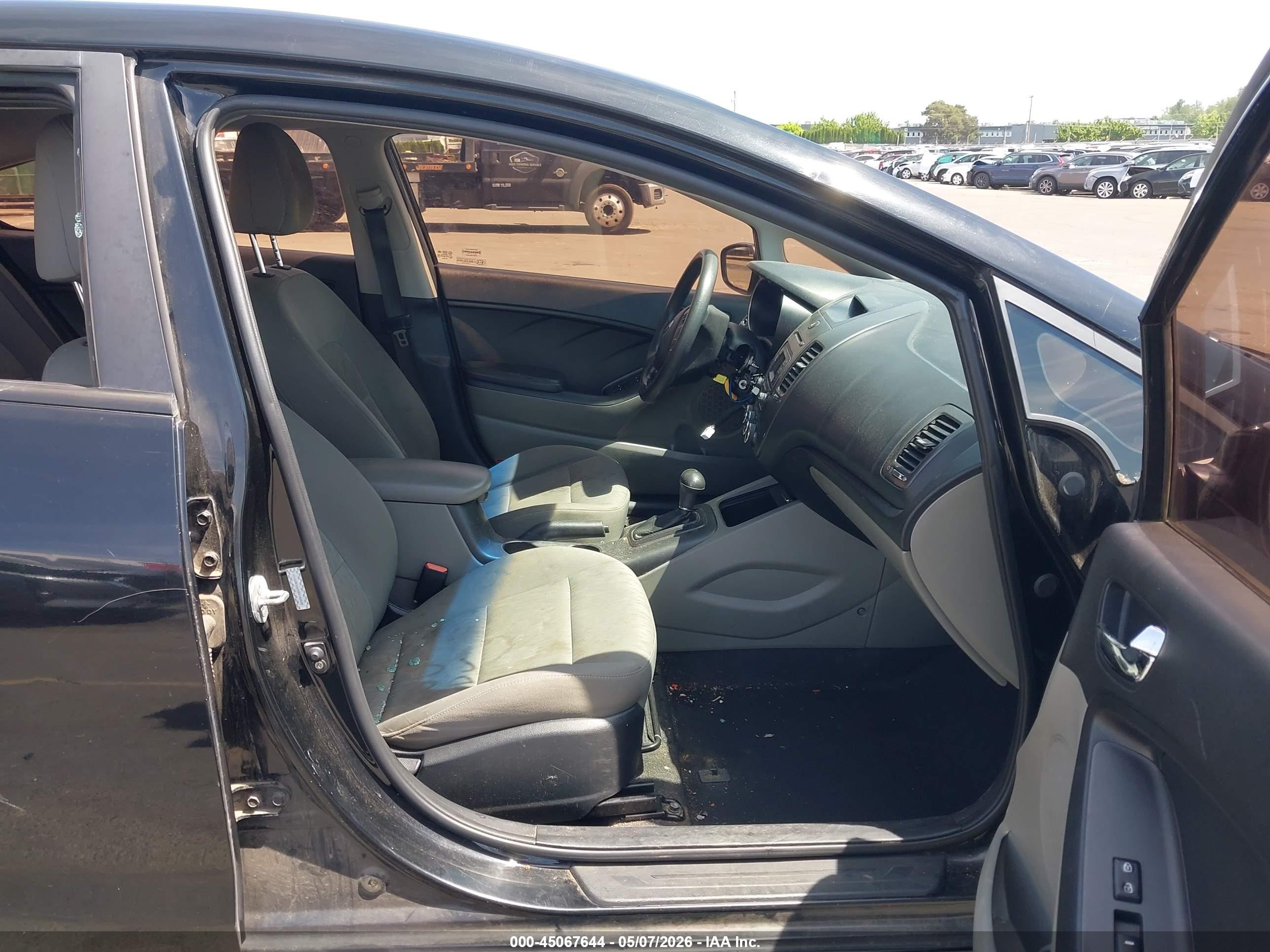 2014 Kia Forte Lx Black vin: KNAFK4A62E5146826