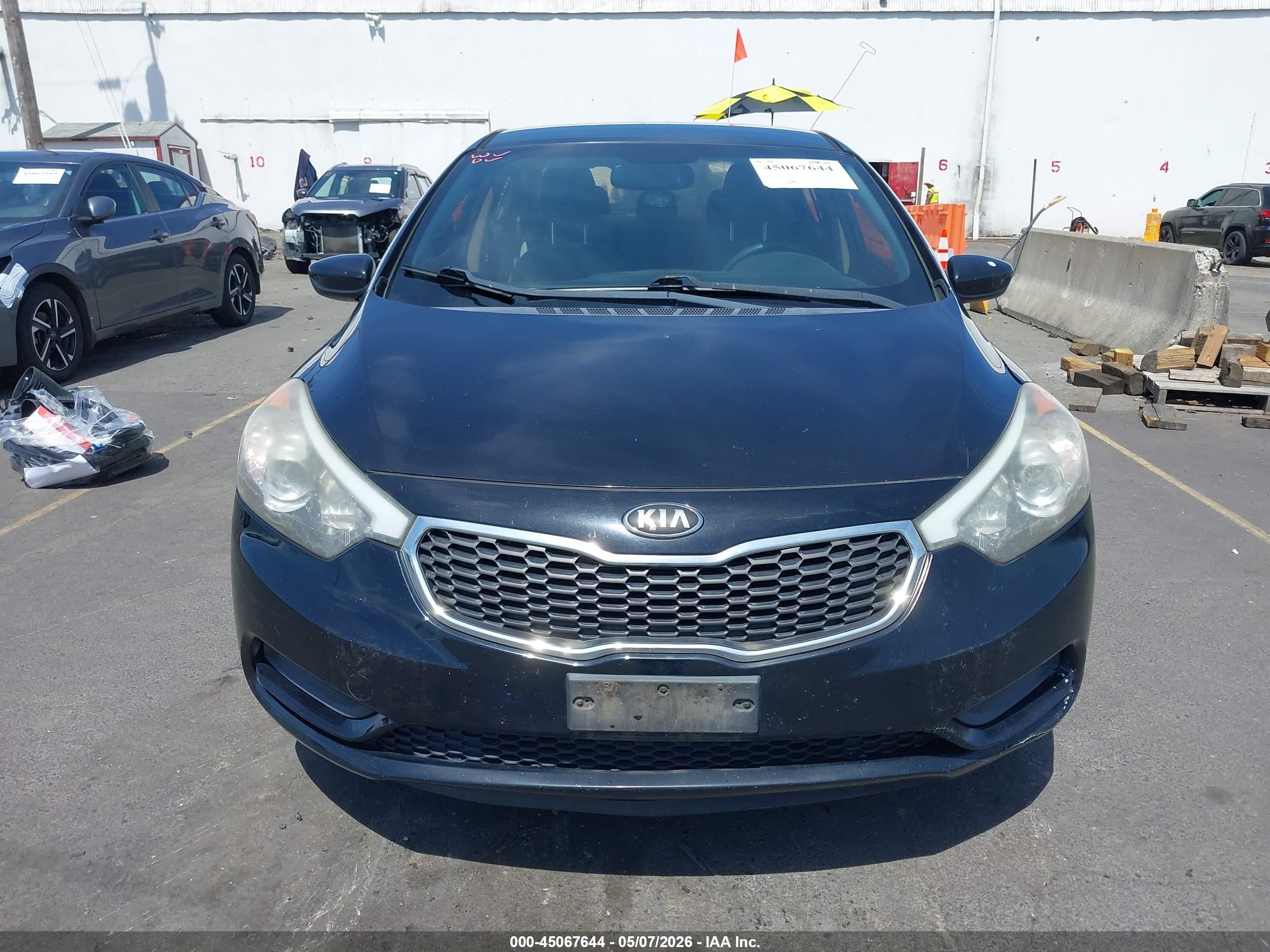 2014 Kia Forte Lx Black vin: KNAFK4A62E5146826