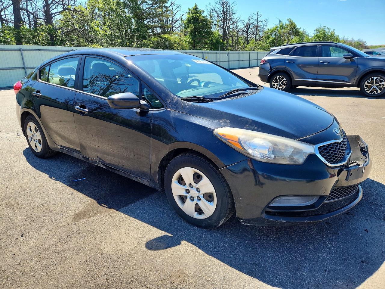 2015 Kia Forte Lx Black vin: KNAFK4A62F5291348