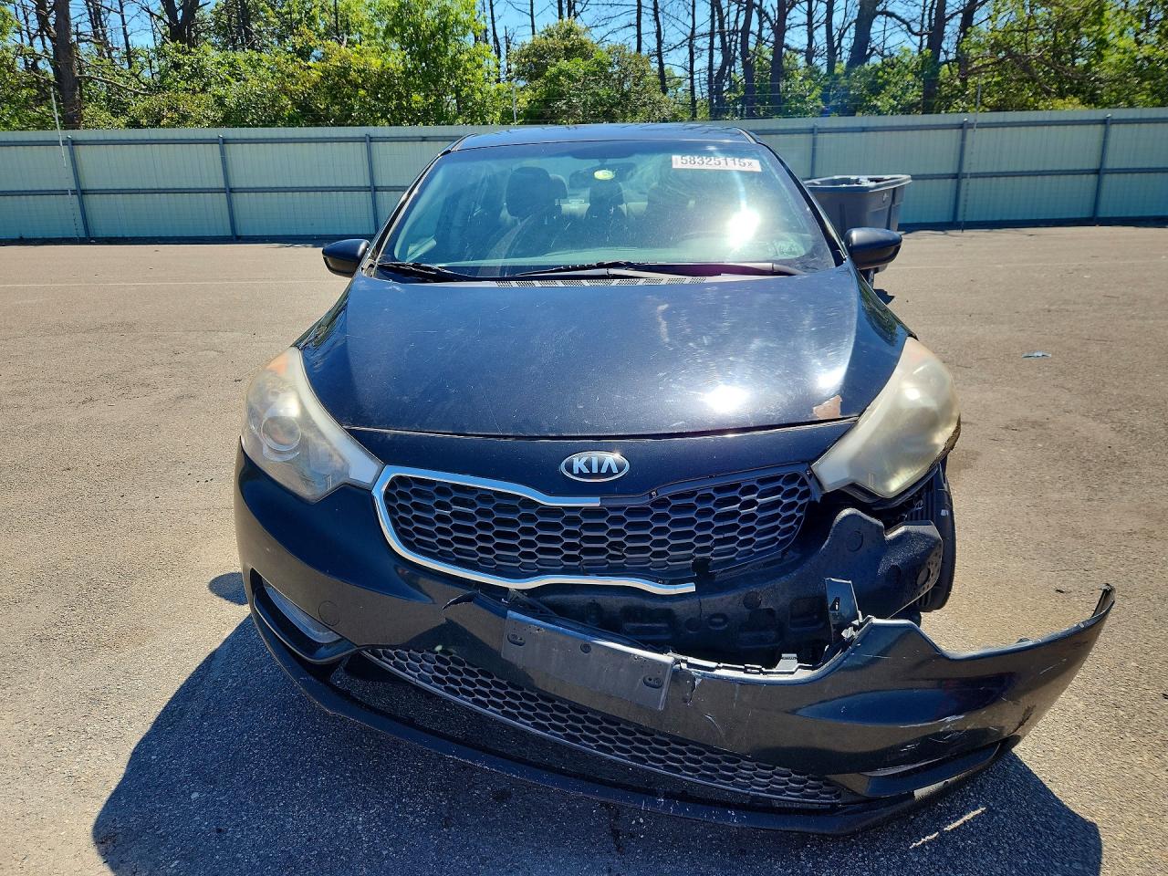 2015 Kia Forte Lx Black vin: KNAFK4A62F5291348