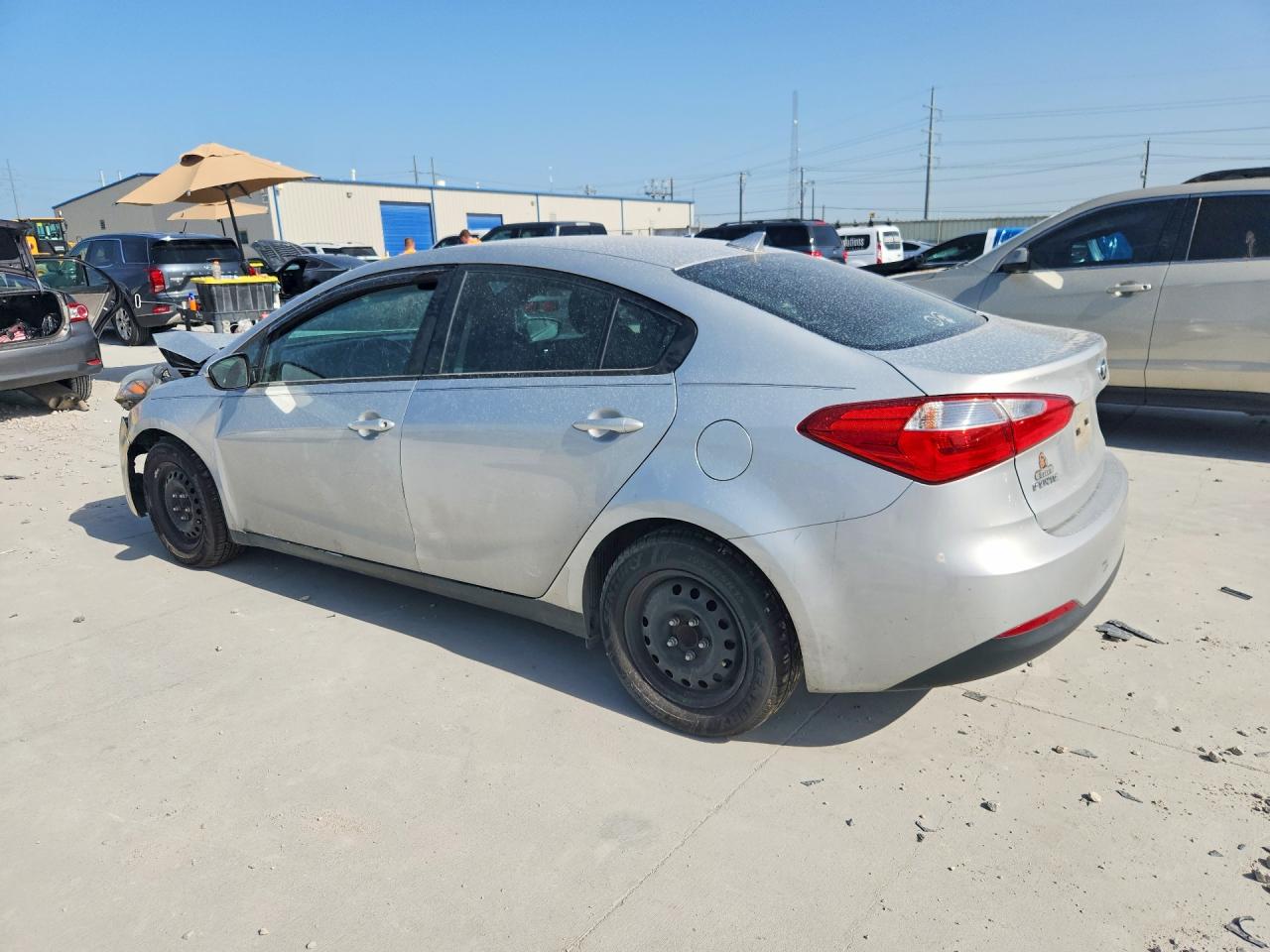 2015 Kia Forte Lx Silver vin: KNAFK4A62F5372883