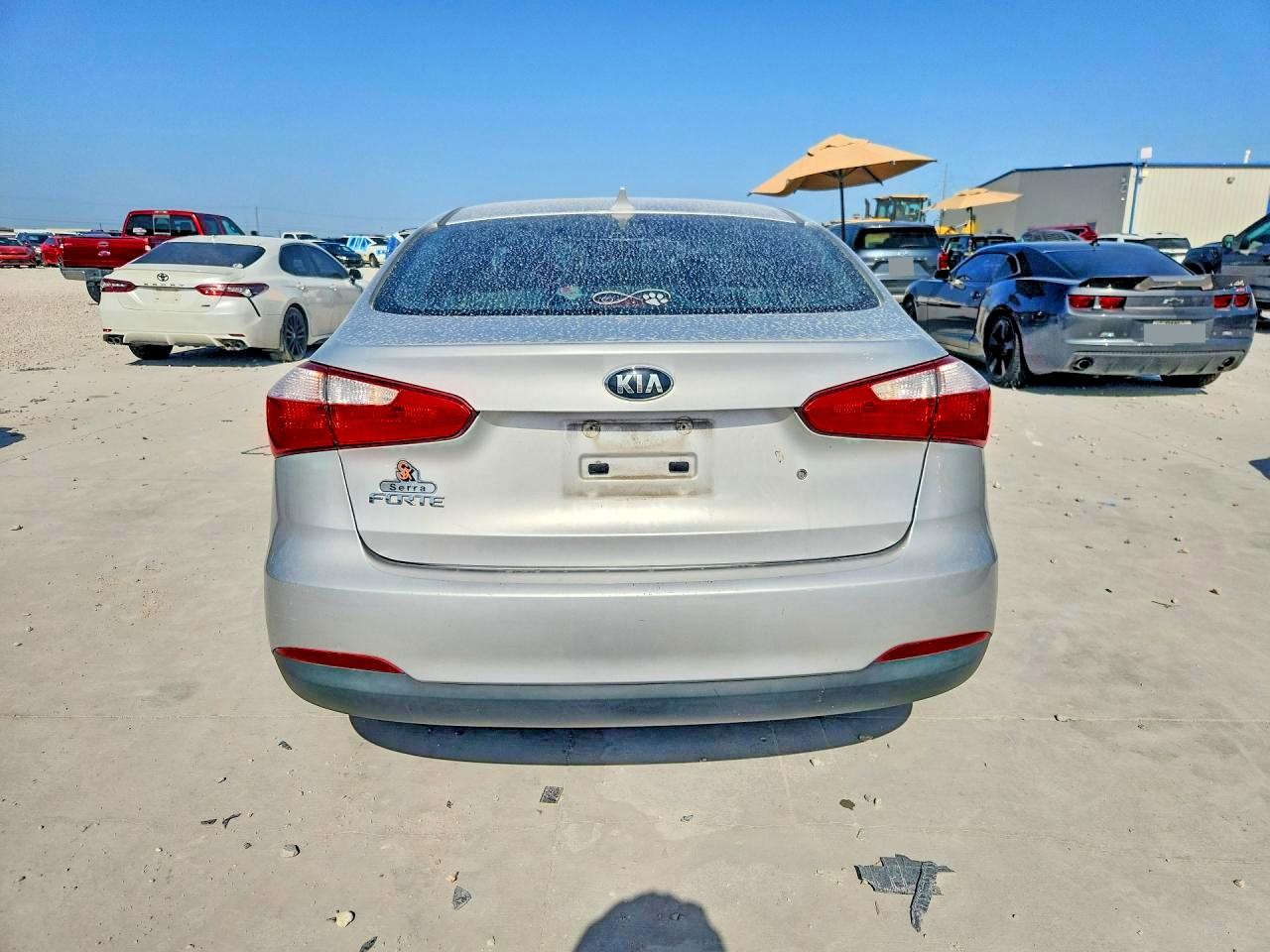 2015 Kia Forte Lx Silver vin: KNAFK4A62F5372883