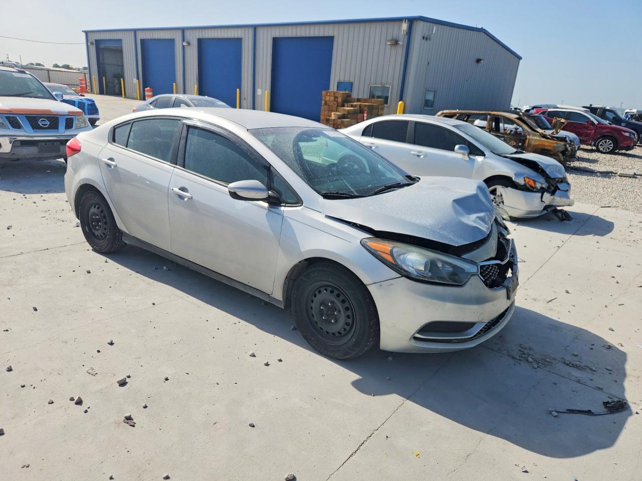 2015 Kia Forte Lx Silver vin: KNAFK4A62F5372883
