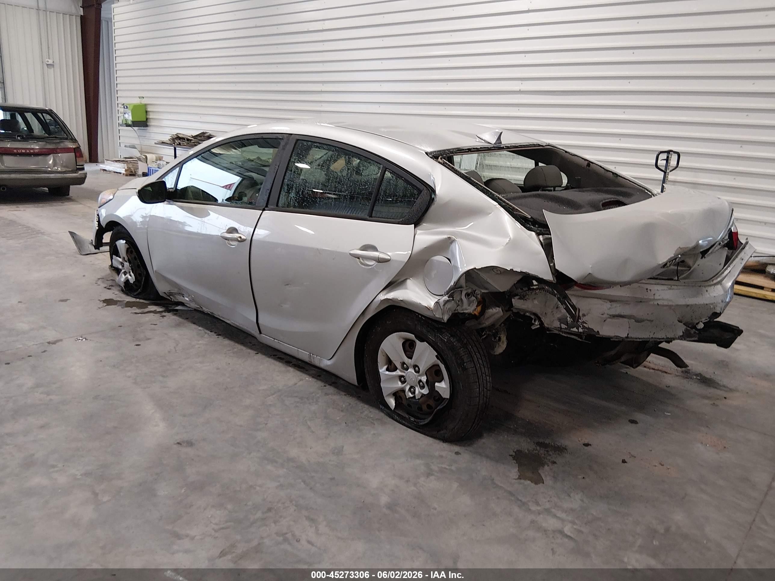 2015 Kia Forte Lx Silver vin: KNAFK4A62F5399453