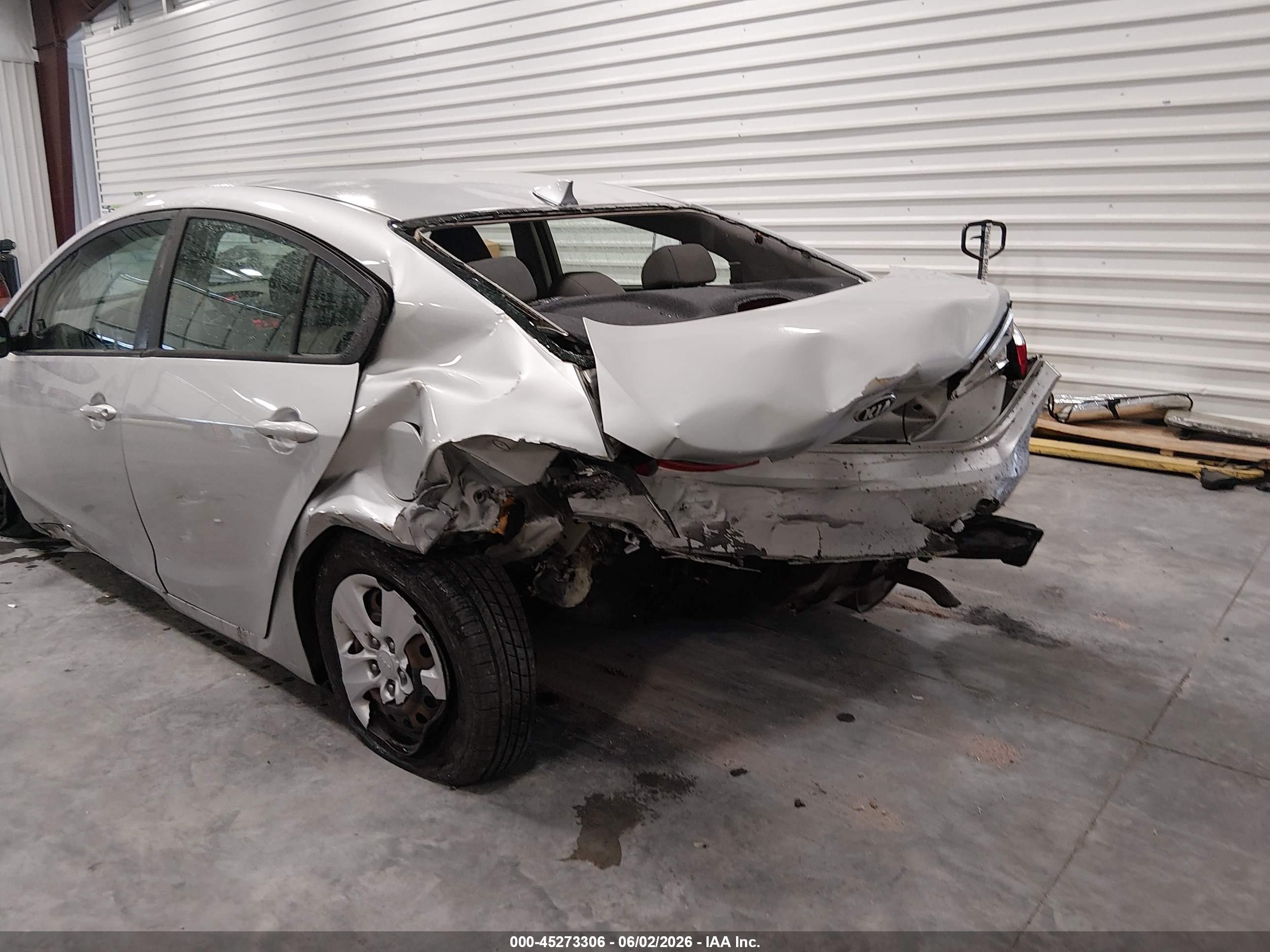 2015 Kia Forte Lx Silver vin: KNAFK4A62F5399453