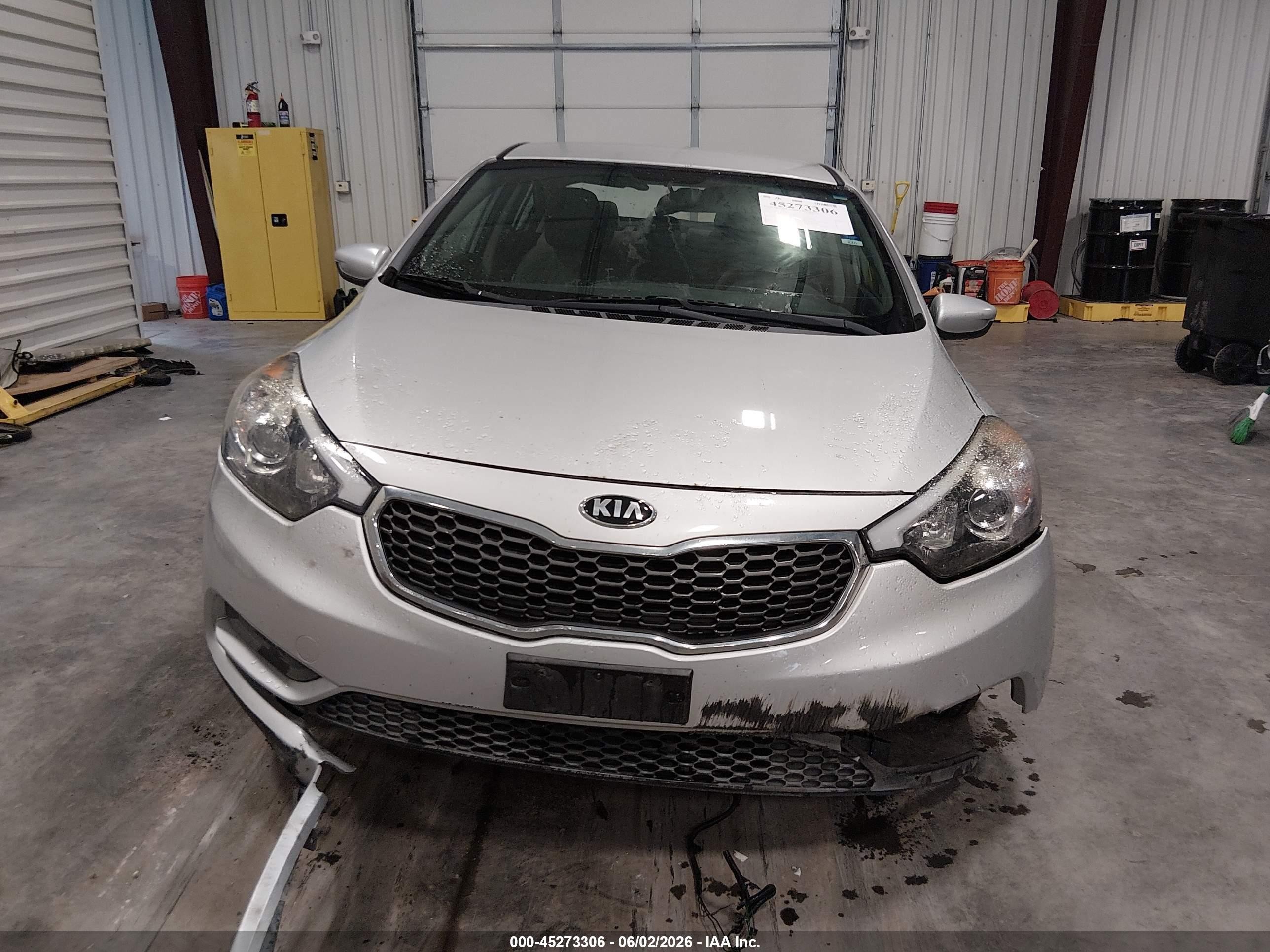 2015 Kia Forte Lx Silver vin: KNAFK4A62F5399453