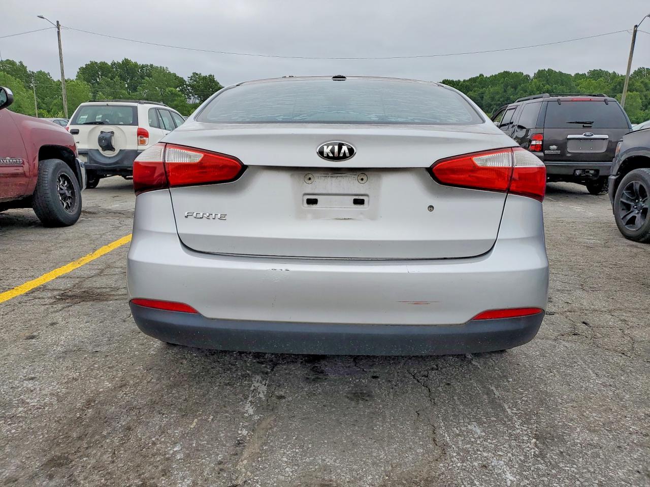 2015 Kia Forte Lx Silver vin: KNAFK4A62F5408085