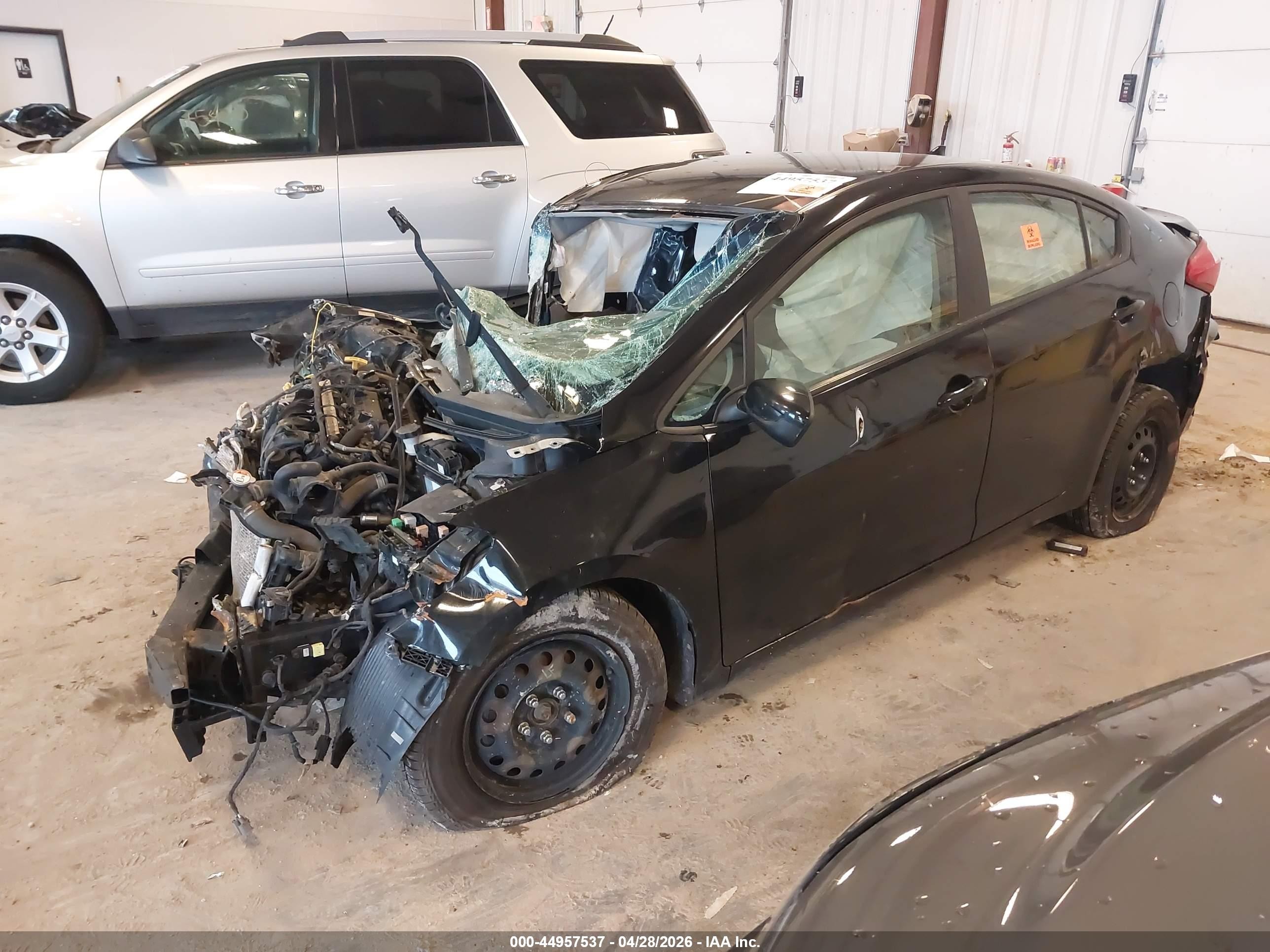 2016 Kia Forte Lx Black vin: KNAFK4A62G5487405