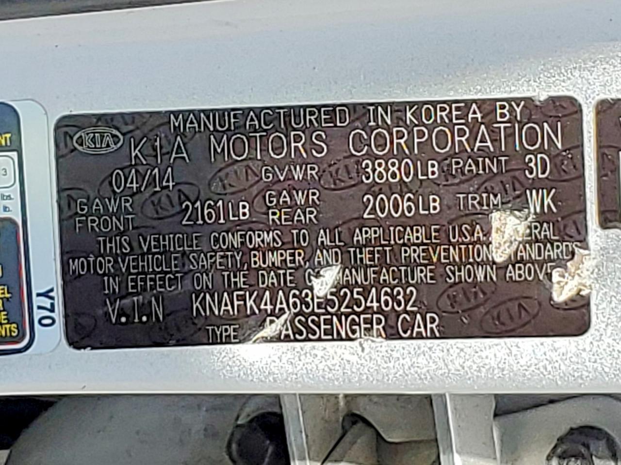 2014 Kia Forte Lx Серебряный vin: KNAFK4A63E5254632