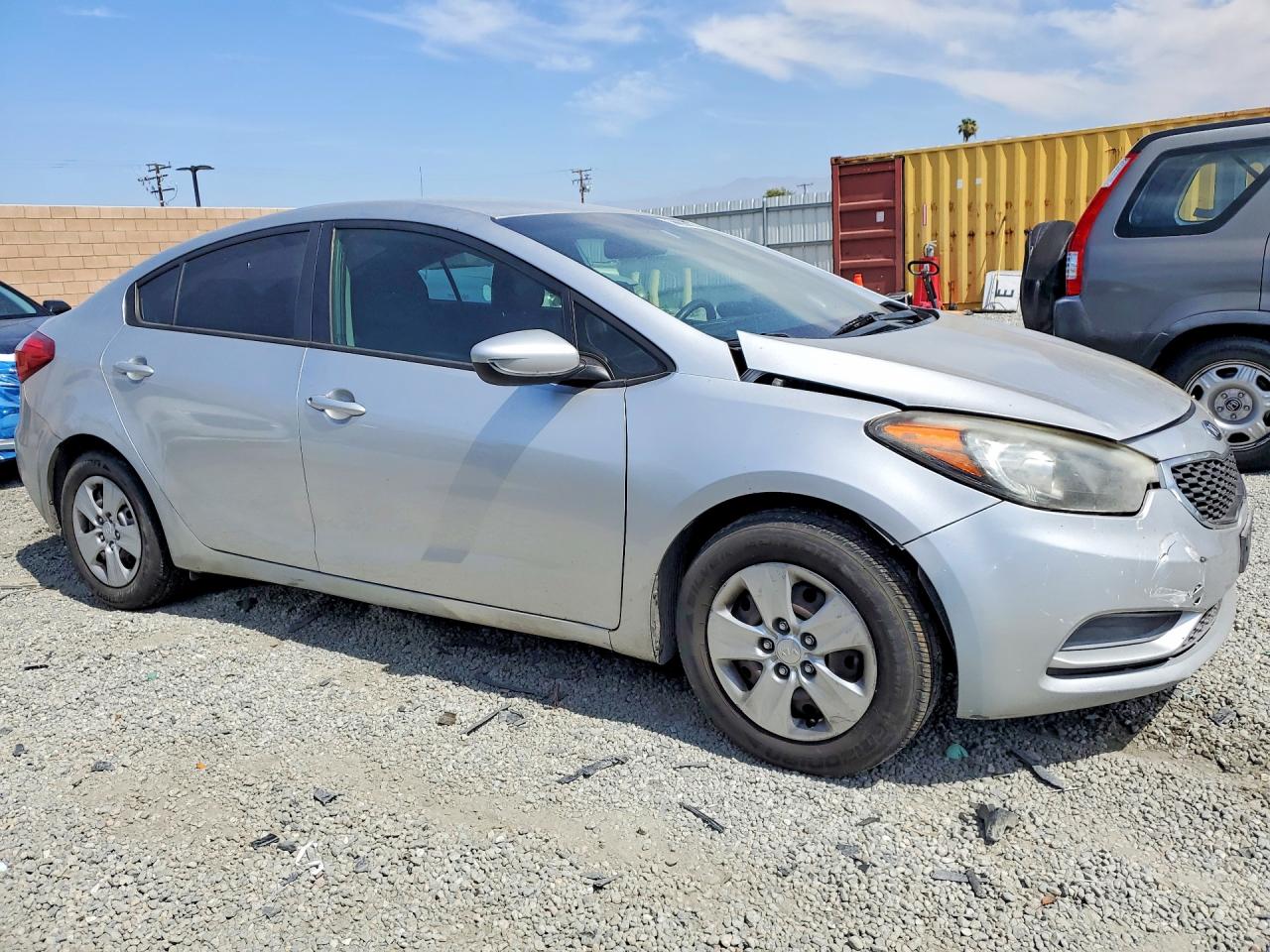 2014 Kia Forte Lx Серебряный vin: KNAFK4A63E5254632