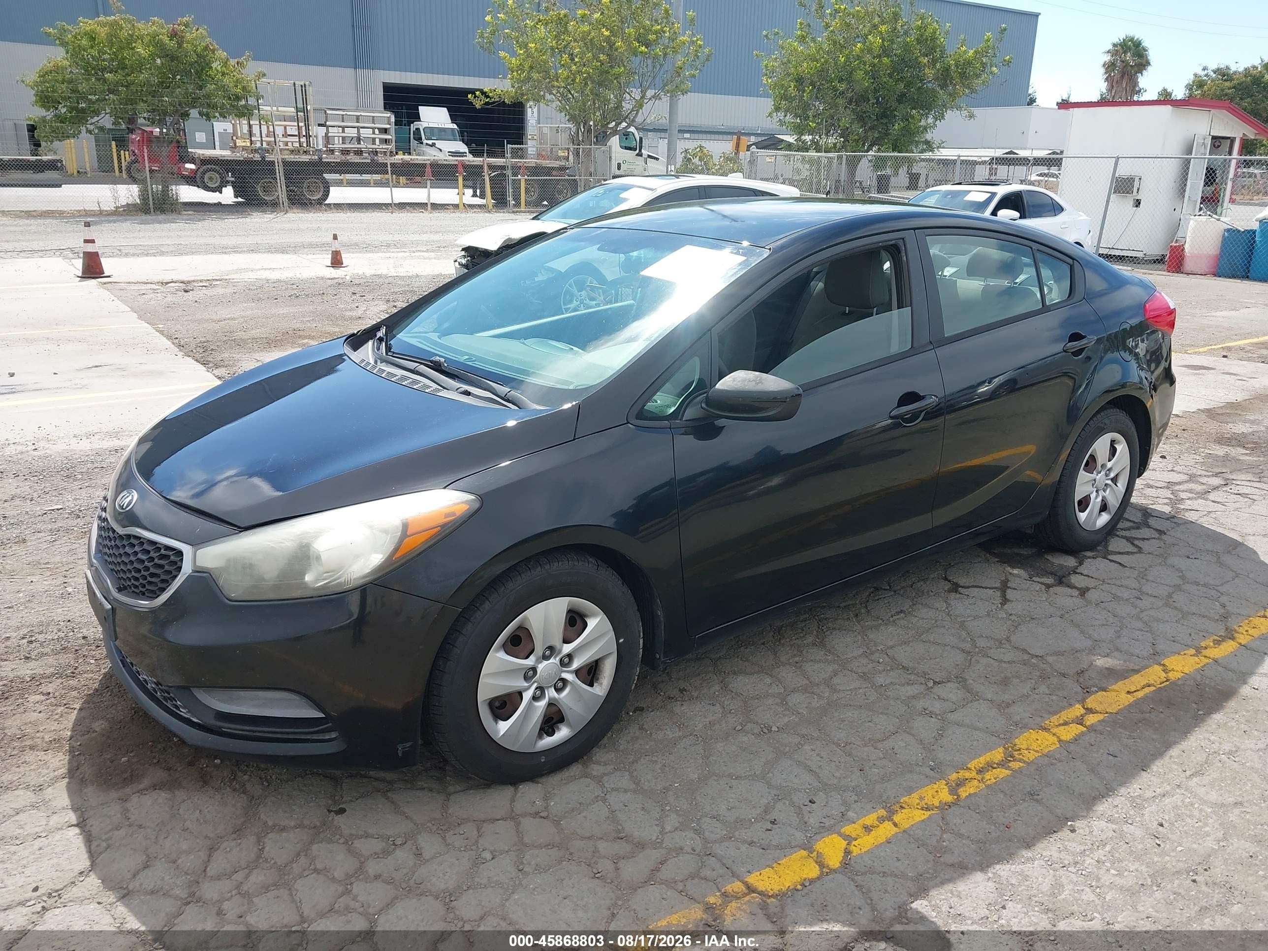 2015 Kia Forte Lx Black vin: KNAFK4A63F5284974