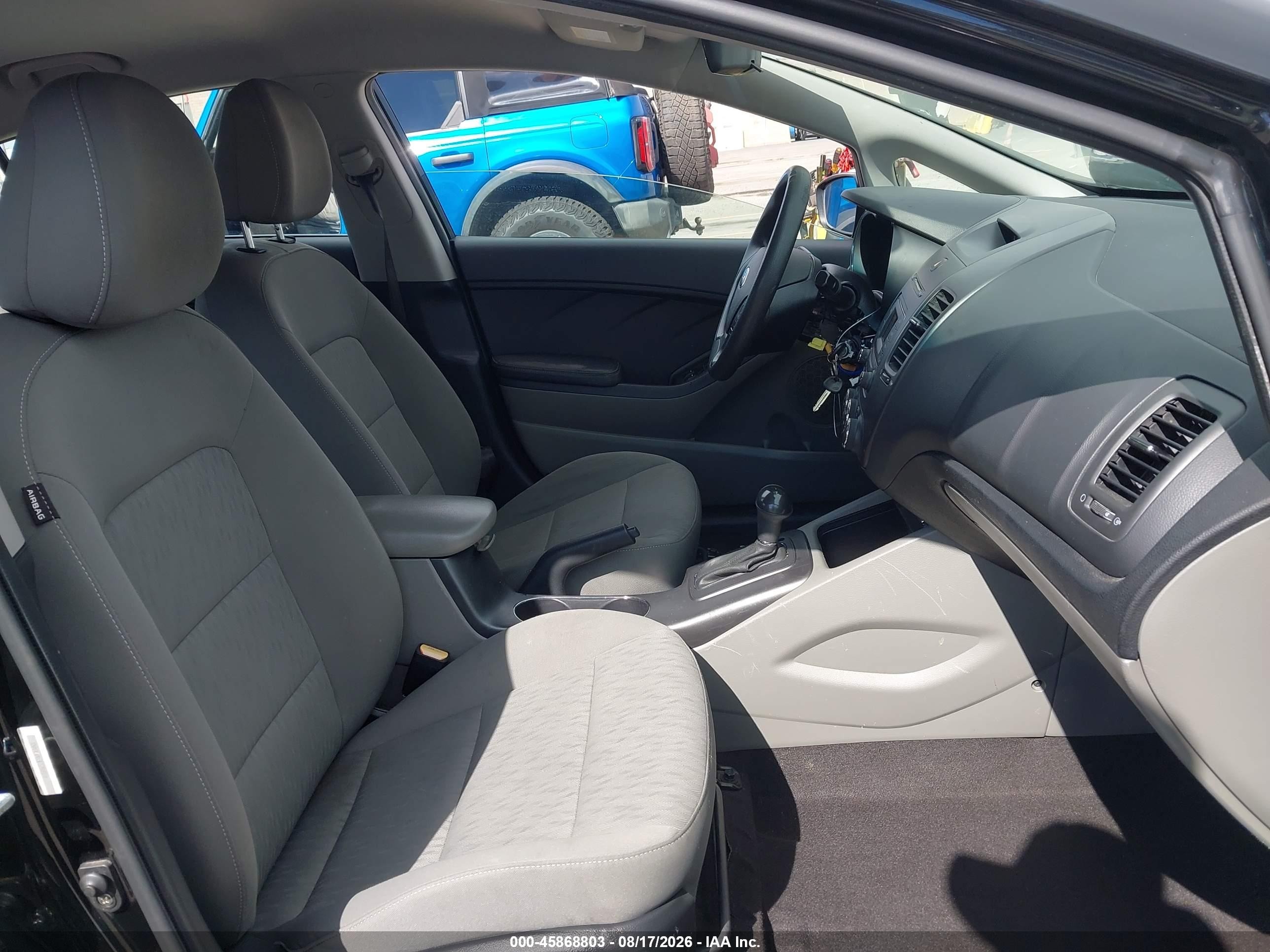 2015 Kia Forte Lx Black vin: KNAFK4A63F5284974