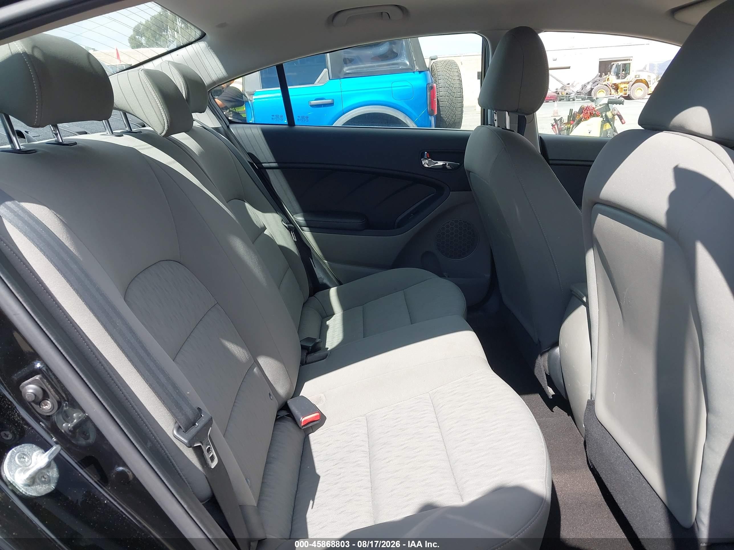 2015 Kia Forte Lx Black vin: KNAFK4A63F5284974