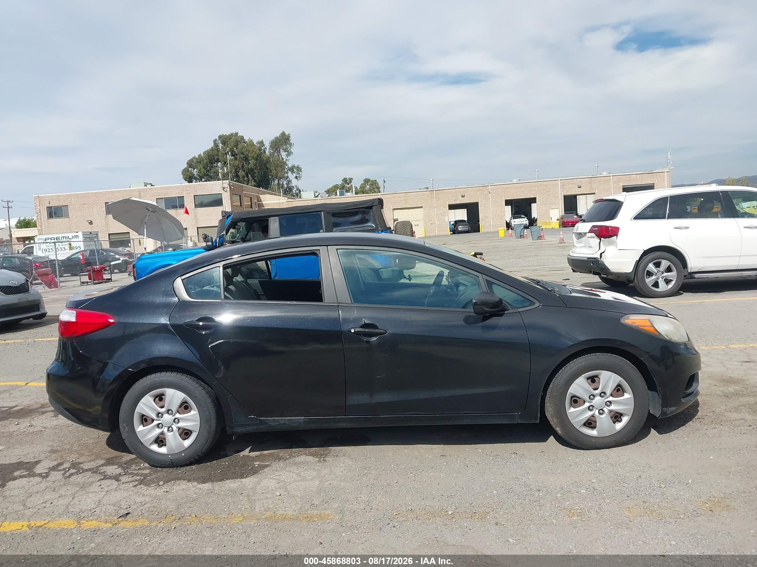 2015 Kia Forte Lx Black vin: KNAFK4A63F5284974